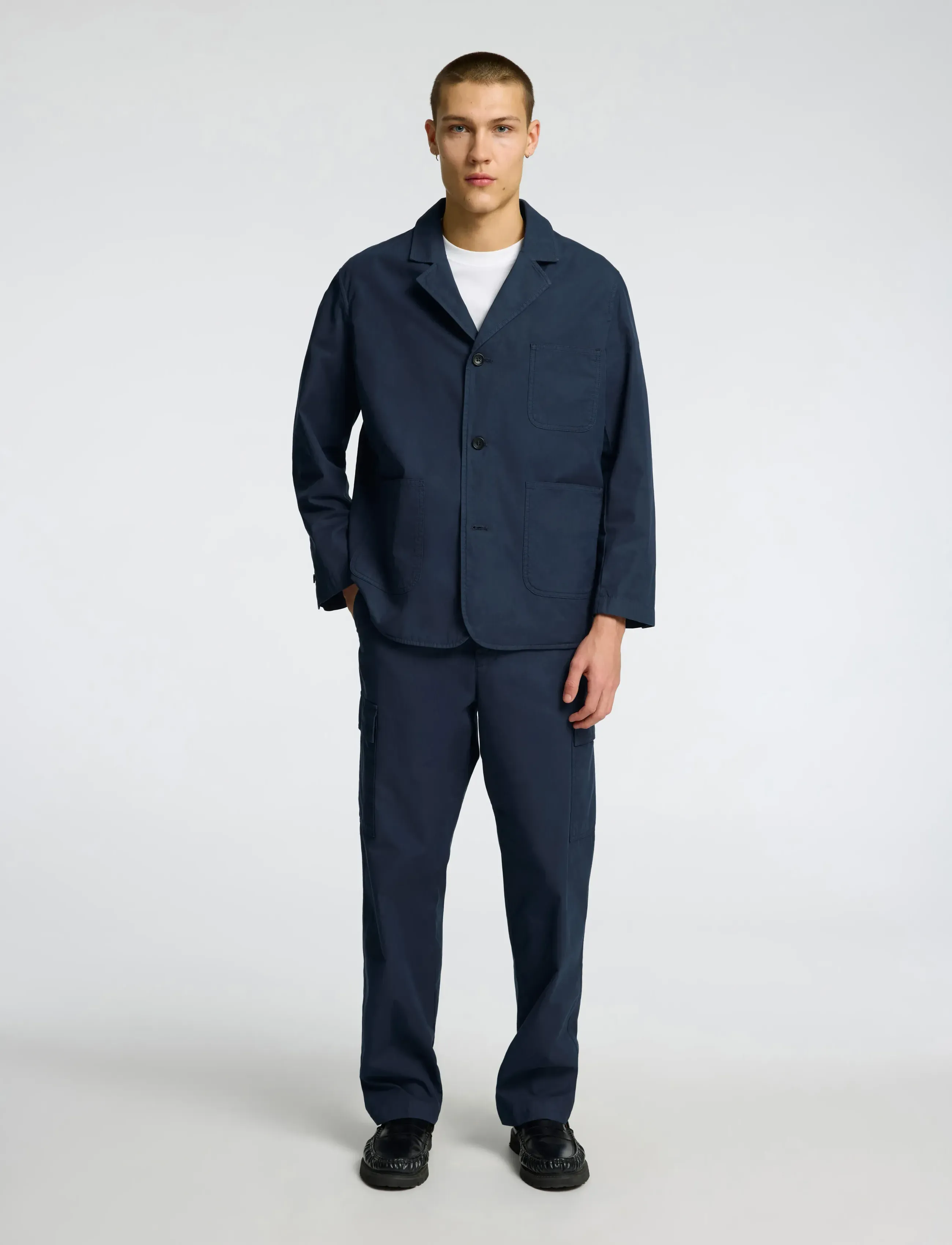 Selected - SLHREGULAR-DECLAN BLAZER EX - outer space - 4