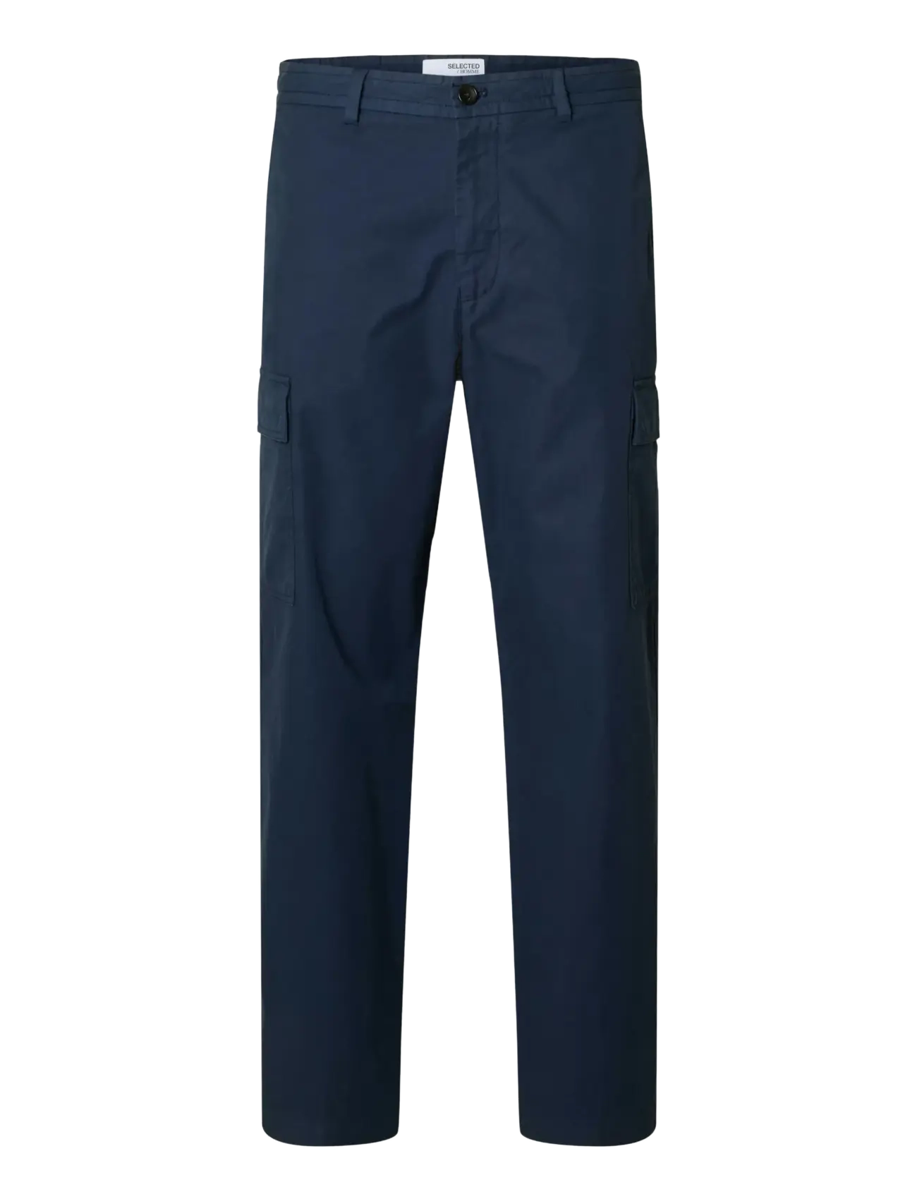 Selected SLH220-LOOSE DECLAN CARGO PANTS EX - Byxor - OUTER SPACE / navy