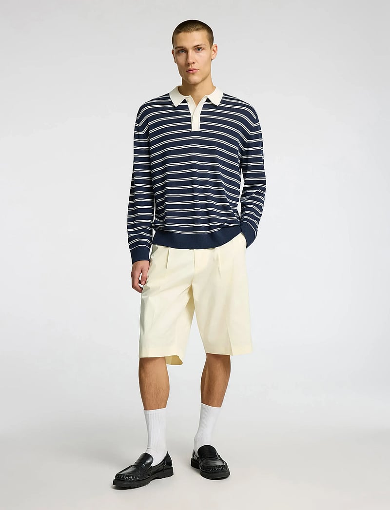 Selected - SLHLOOSE-DECLAN SHORTS EX - chino lühikesed püksid - egret - 4