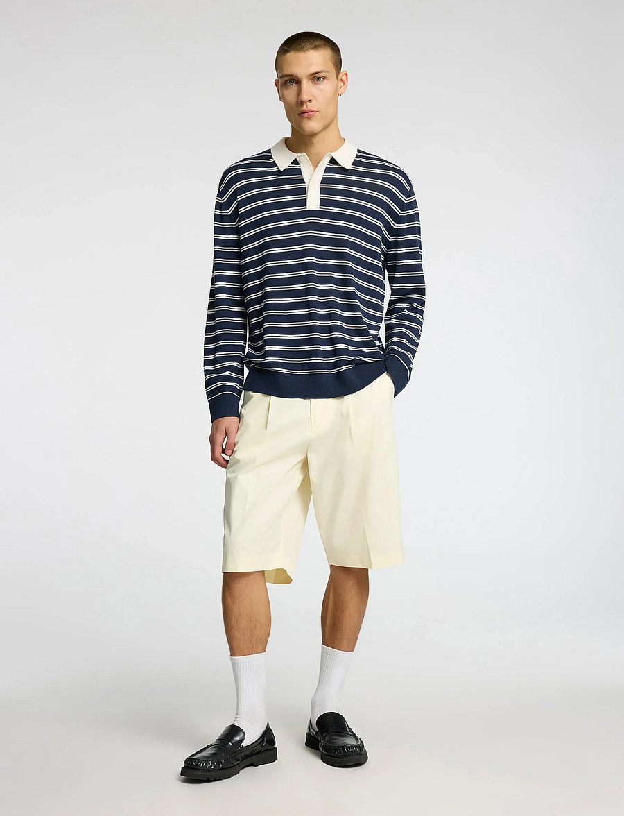 Selected - SLHLOOSE-DECLAN SHORTS EX - chinos shorts - egret - 4