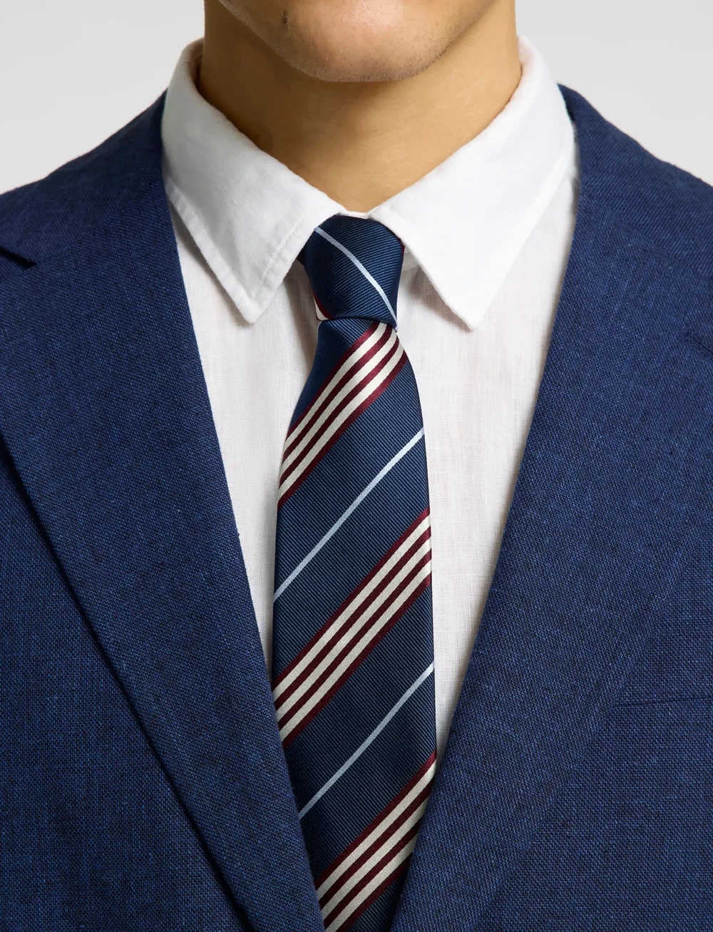 Selected - SLHCHARLIE SILK TIE - krawatten - cashmere blue - 3
