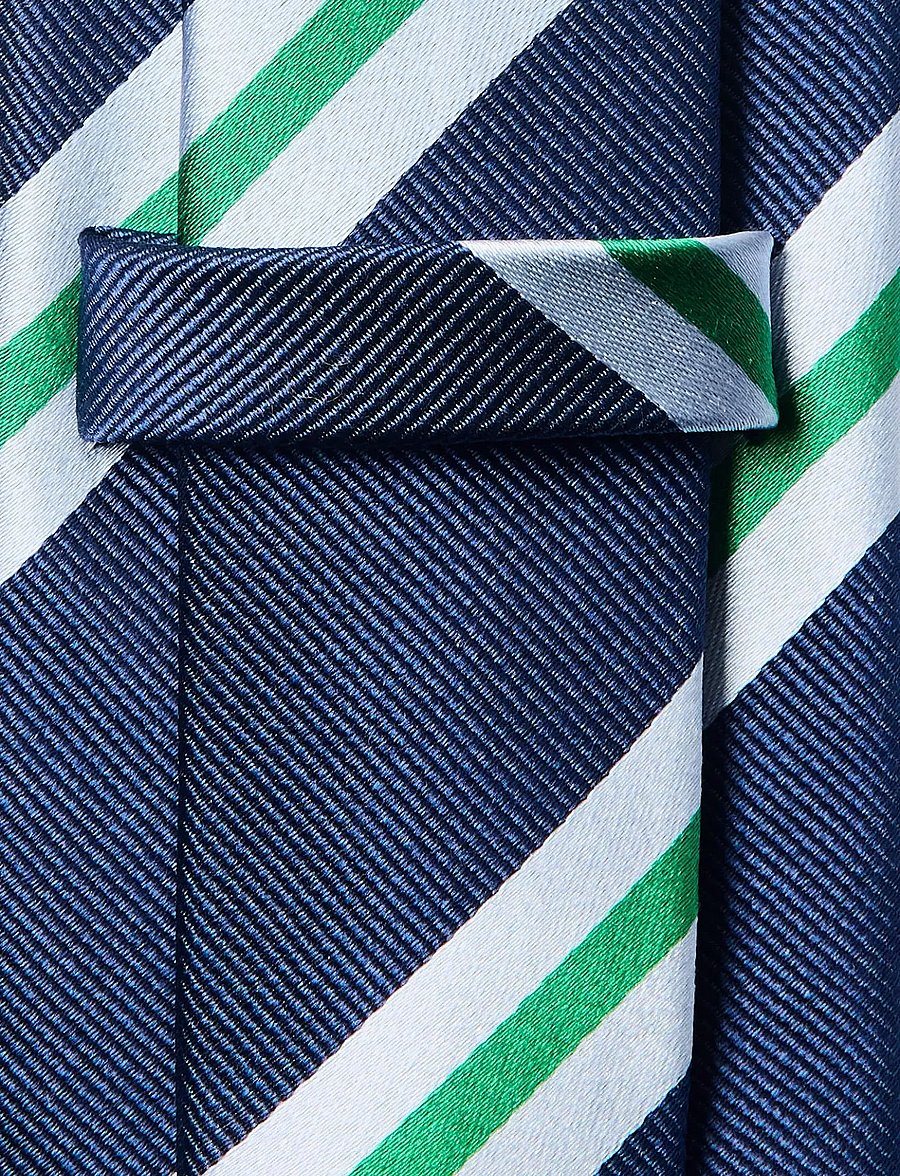Selected - SLHCHARLIE SILK TIE - krawatten - outer space - 5