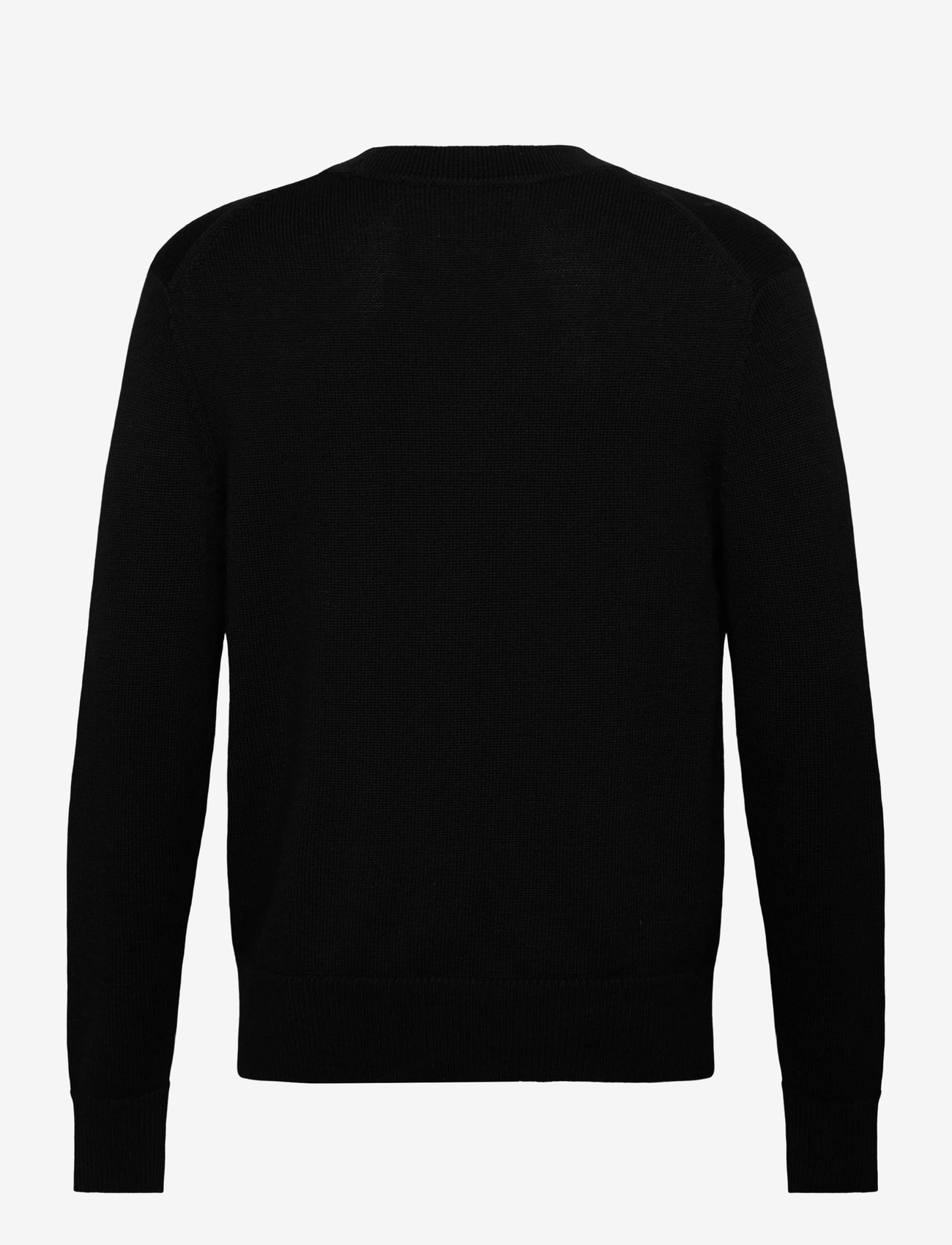 Selected - SLHTRAY LS MERINO CHUNKY V-NECK CARDIGAN - koftor - black - 1