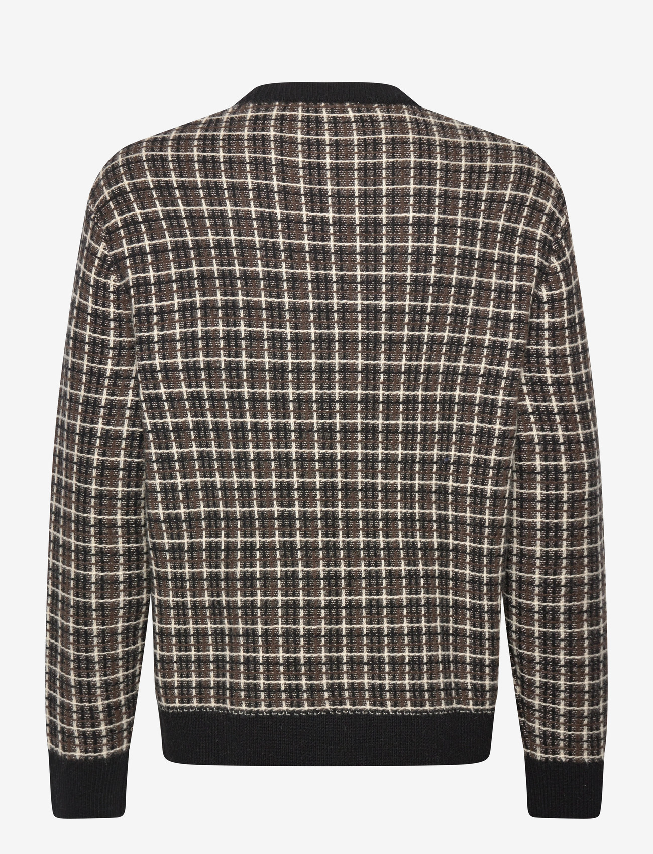 Selected - SLHMIKOLAS LS KNIT RELAXED CREW NECK - rund hals - black - 1