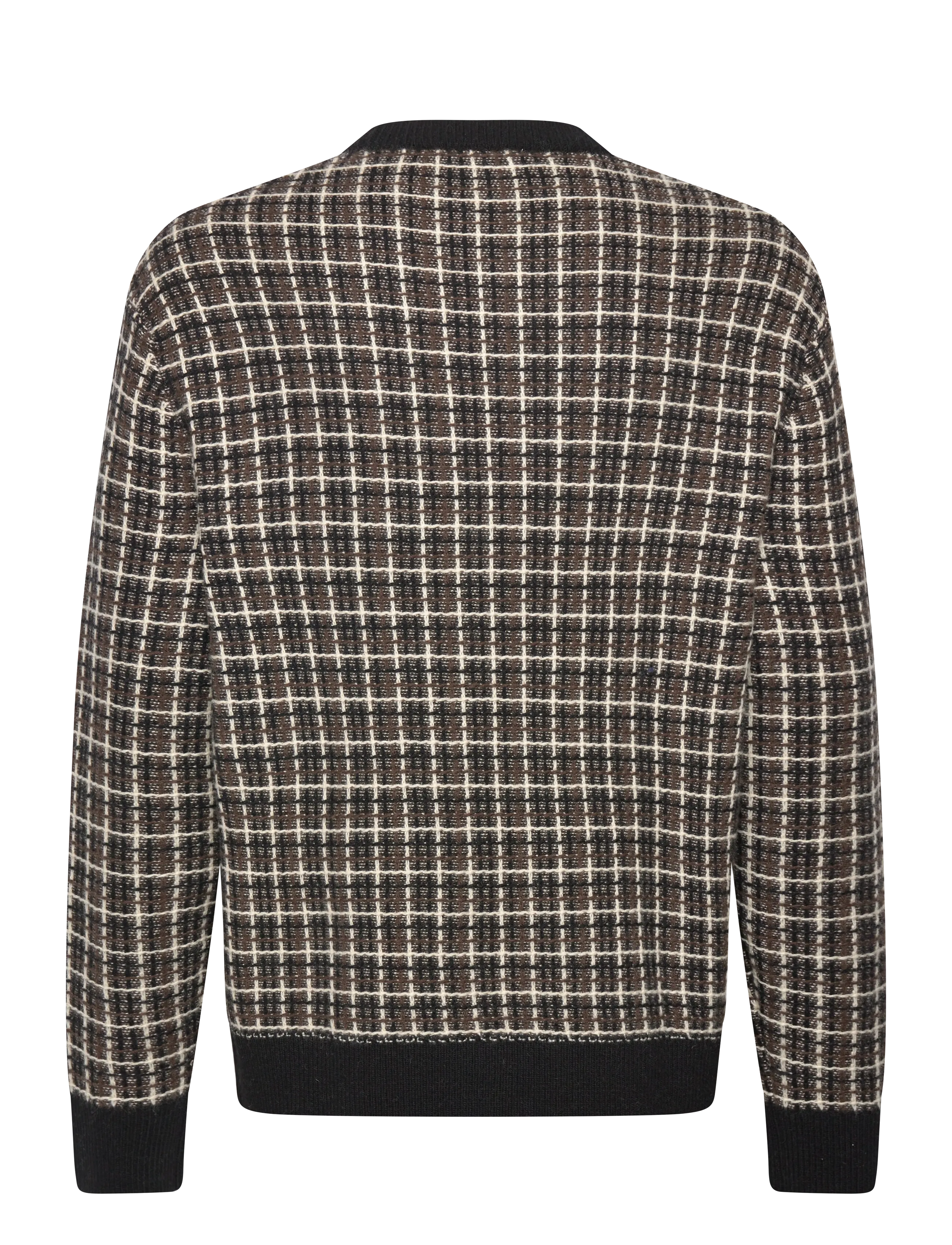 Selected - SLHMIKOLAS LS KNIT RELAXED CREW NECK - rundhals - black - 1