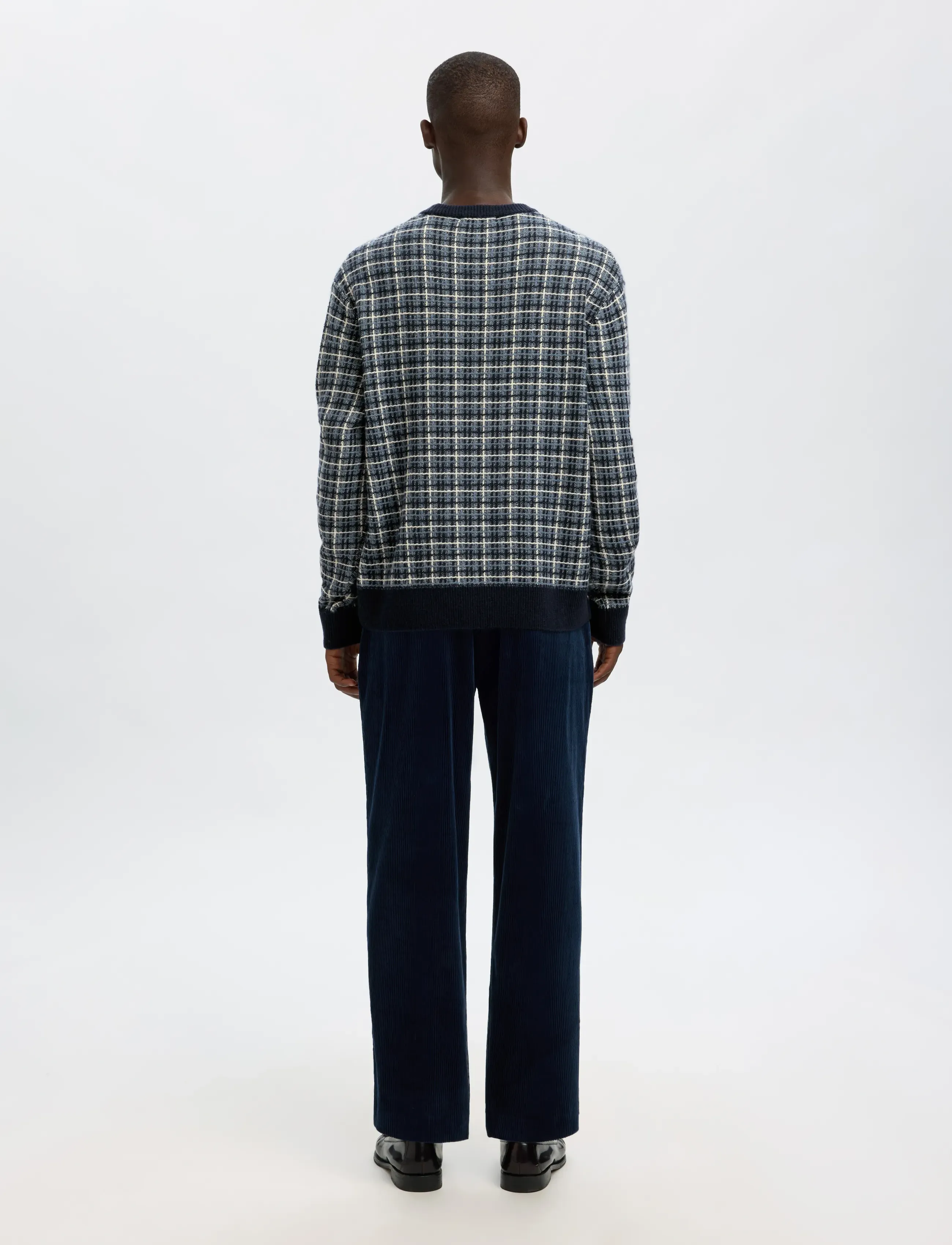 Selected - SLHMIKOLAS LS KNIT RELAXED CREW NECK - round necks - sky captain - 2
