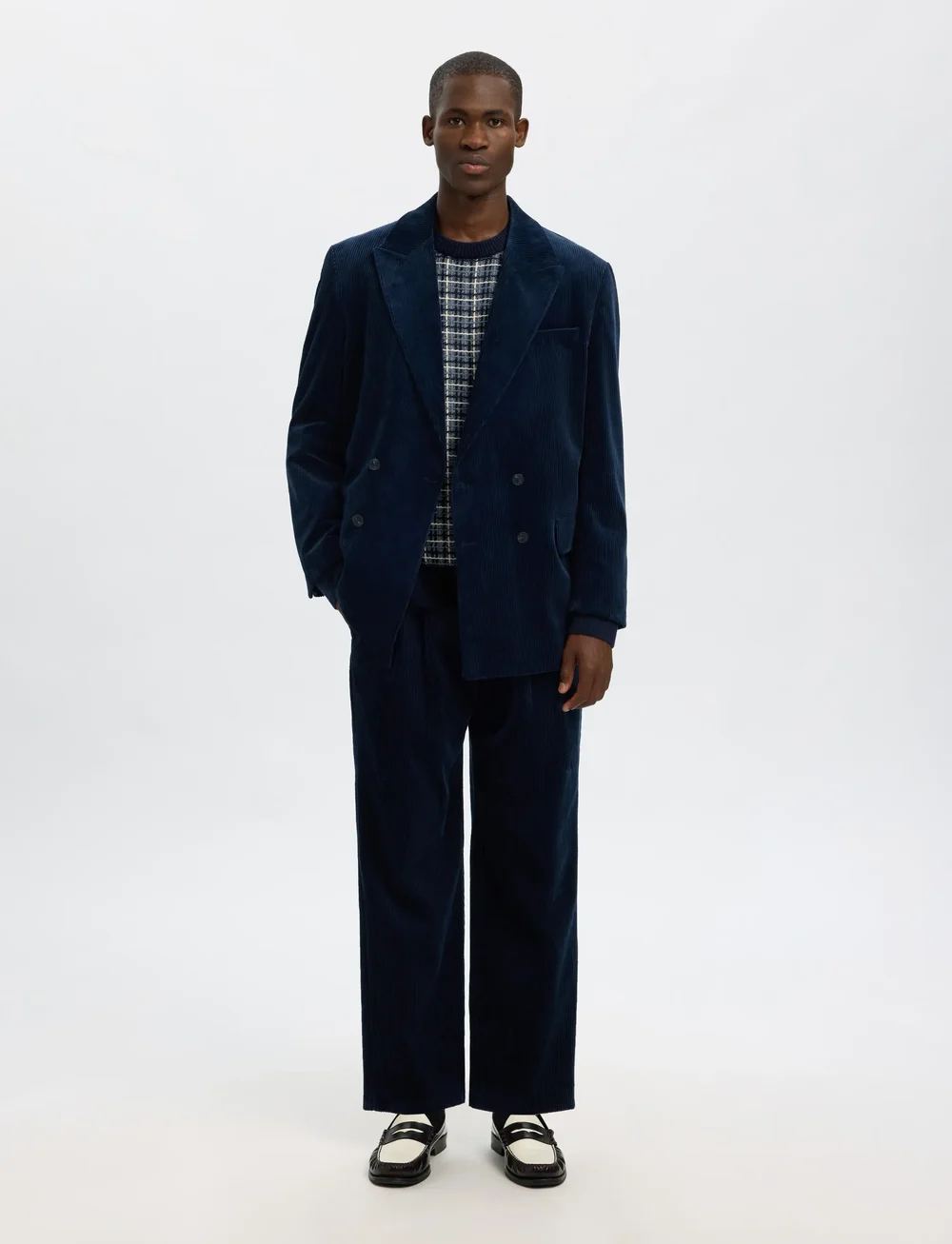 Selected - SLHMIKOLAS LS KNIT RELAXED CREW NECK - rundhalsad - sky captain - 4