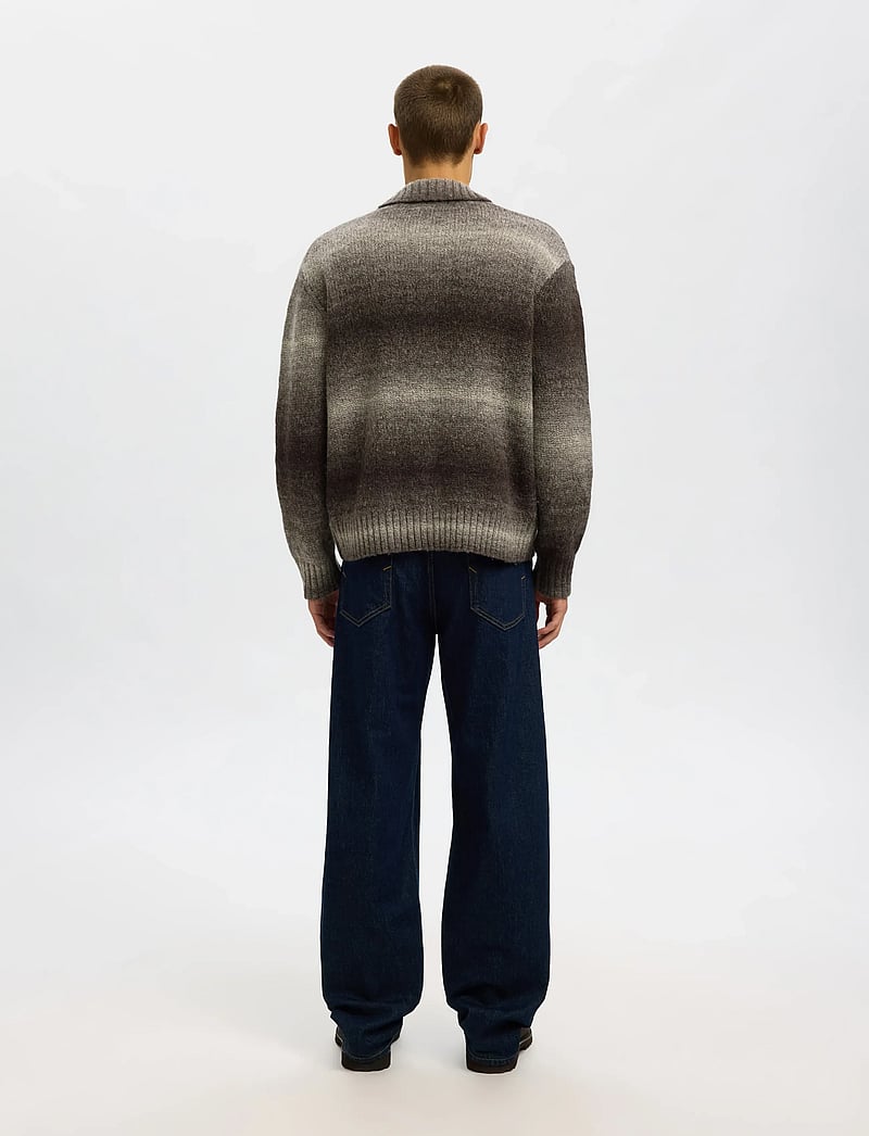 Selected - SLHGAARD LS KNIT RELAXED POLO CARDIGAN - koftor - delicioso - 2
