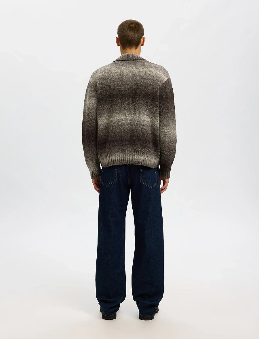 Selected - SLHGAARD LS KNIT RELAXED POLO CARDIGAN - cardigans - delicioso - 2