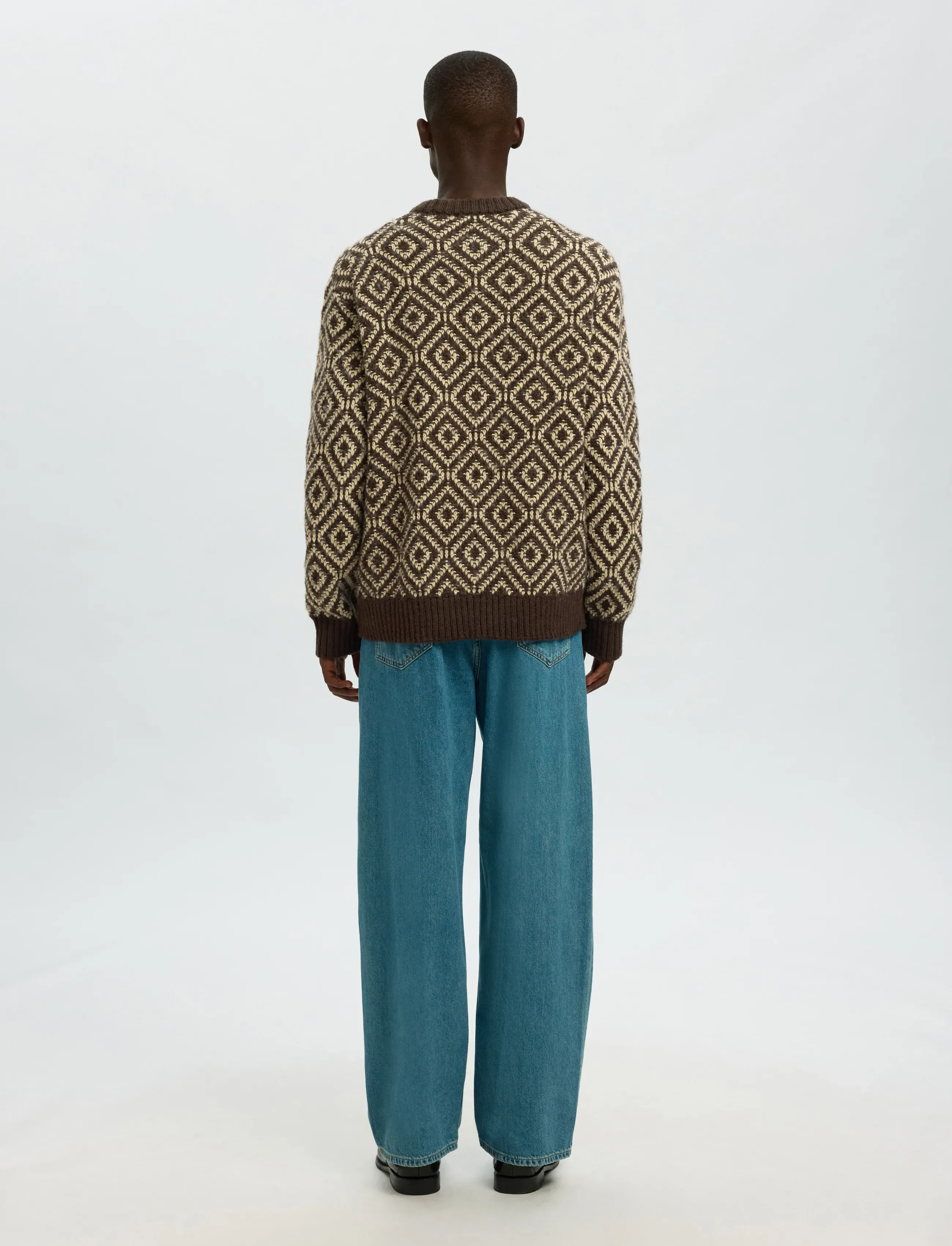 Selected - SLHREMI LS KNIT RELAXED CREW NECK - rund hals - delicioso - 2