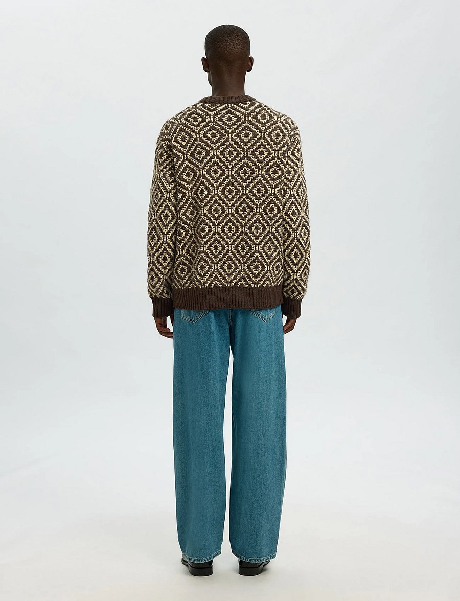 Selected - SLHREMI LS KNIT RELAXED CREW NECK - rund hals - delicioso - 2