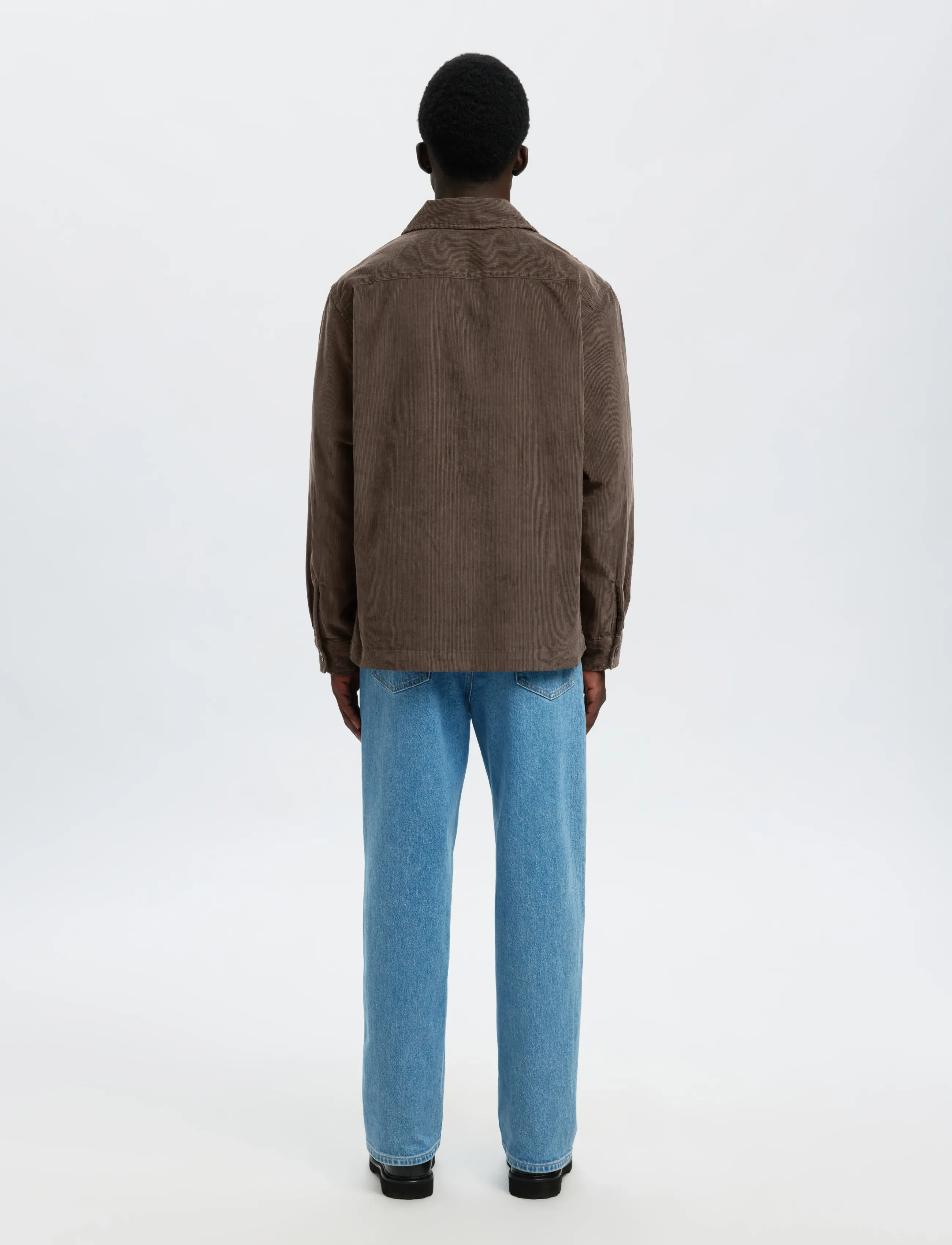 Selected - SLHREGTATE CORD OVERSHIRT - nach anlass kaufen - demitasse - 3