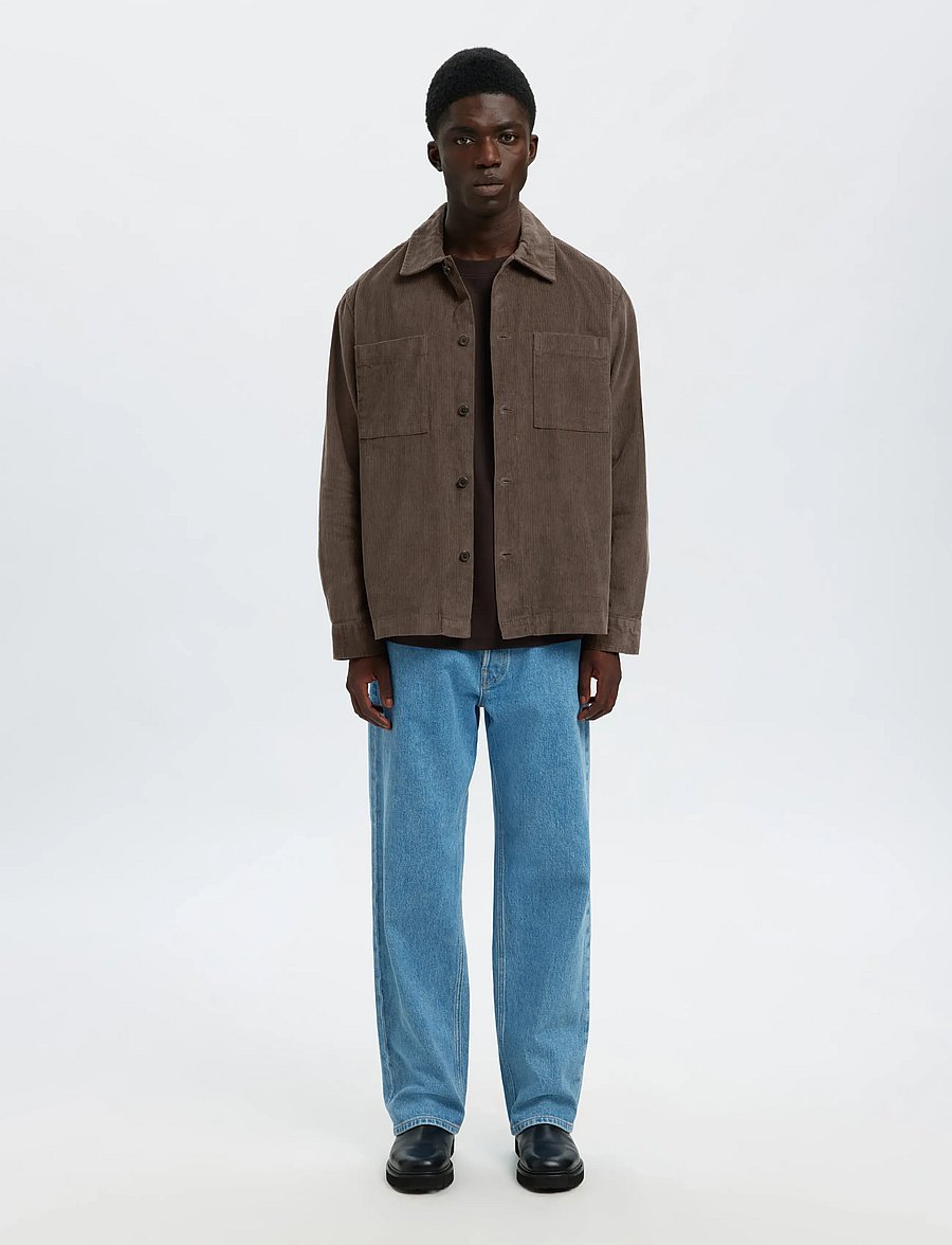 Selected - SLHREGTATE CORD OVERSHIRT - nach anlass kaufen - demitasse - 4