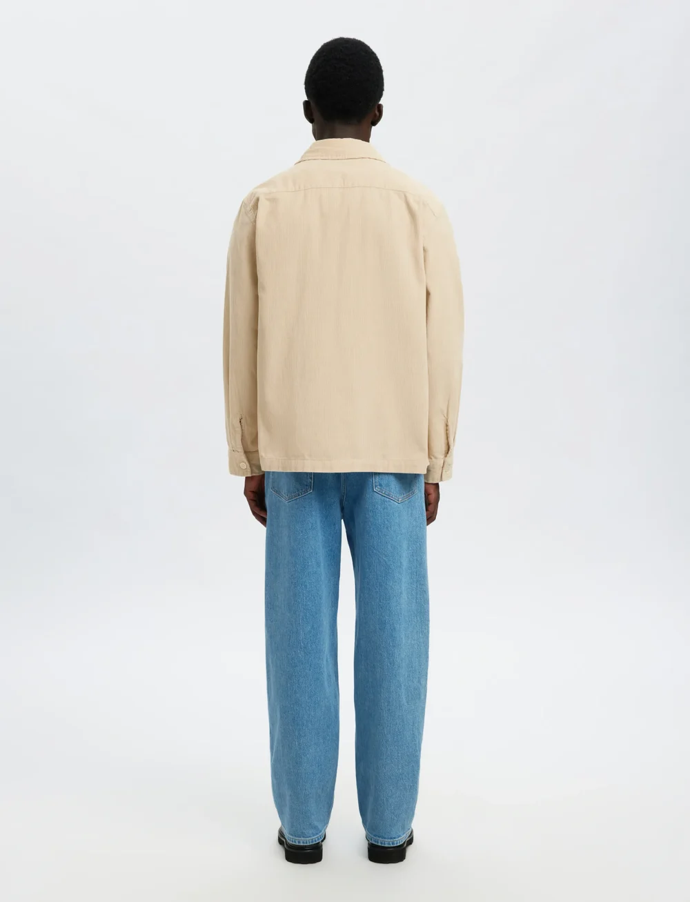 Selected - SLHREGTATE CORD OVERSHIRT - kollektionen - oatmeal - 2