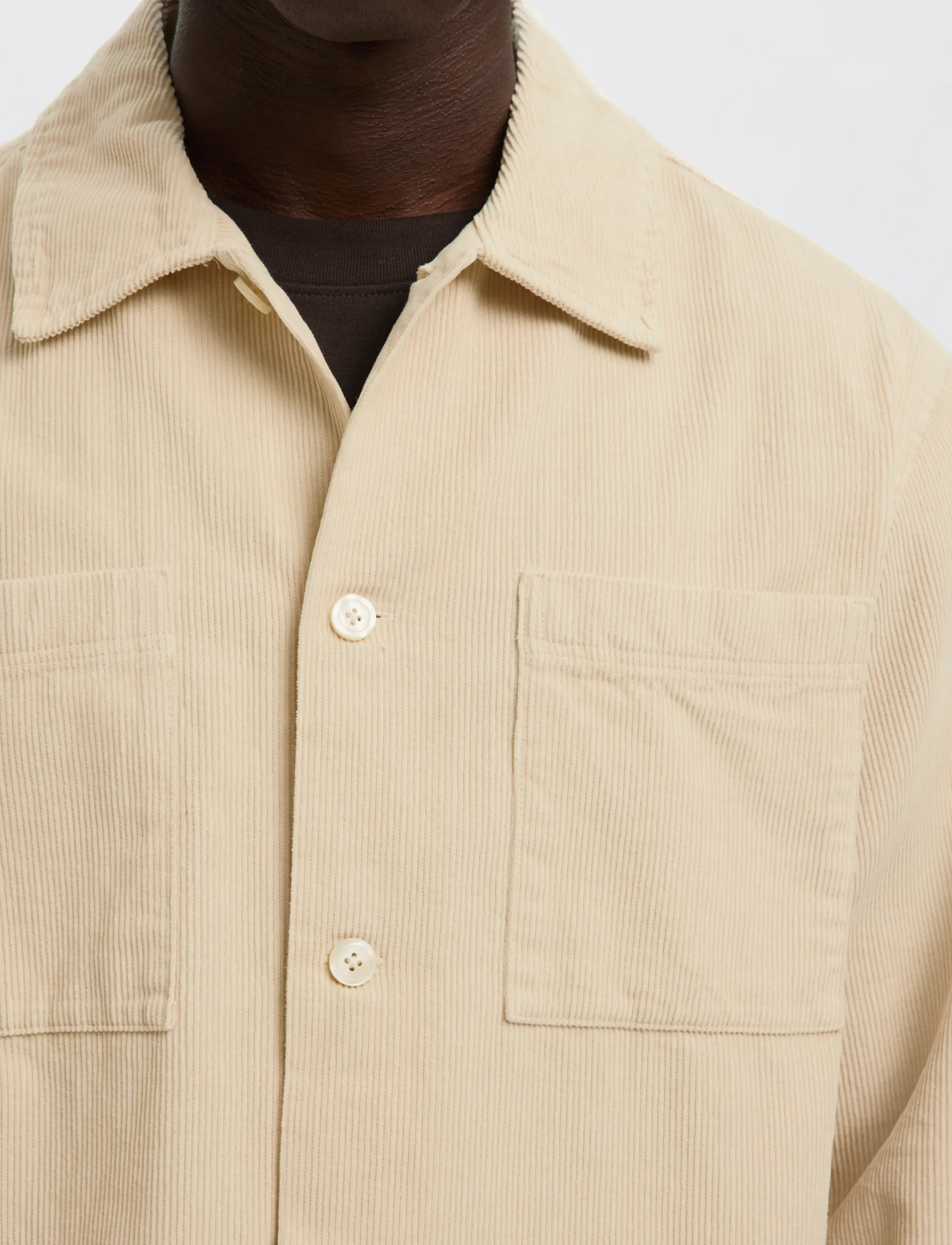 Selected - SLHREGTATE CORD OVERSHIRT - nach anlass kaufen - oatmeal - 4