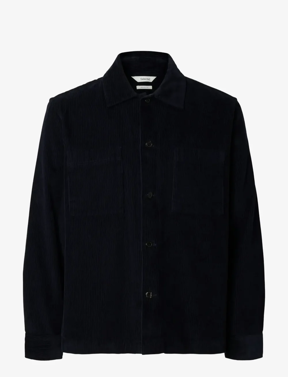 Selected - SLHREGTATE CORD OVERSHIRT - kollektioner - sky captain - 1