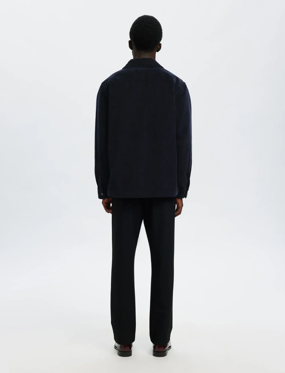 Selected - SLHREGTATE CORD OVERSHIRT - kollektioner - sky captain - 2