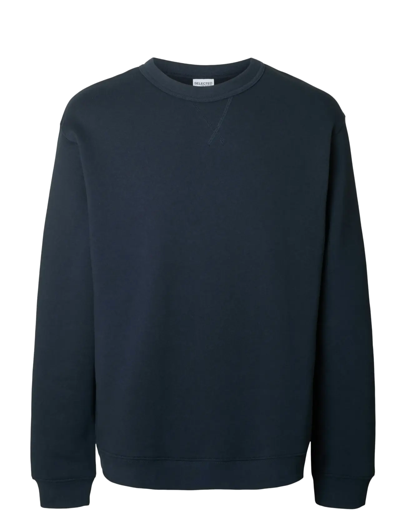 Selected SLHRELAX-SIGURD CREW NECK SWEAT - Sweatshirts & hættetrøjer - DARK SAPPHIRE / navy