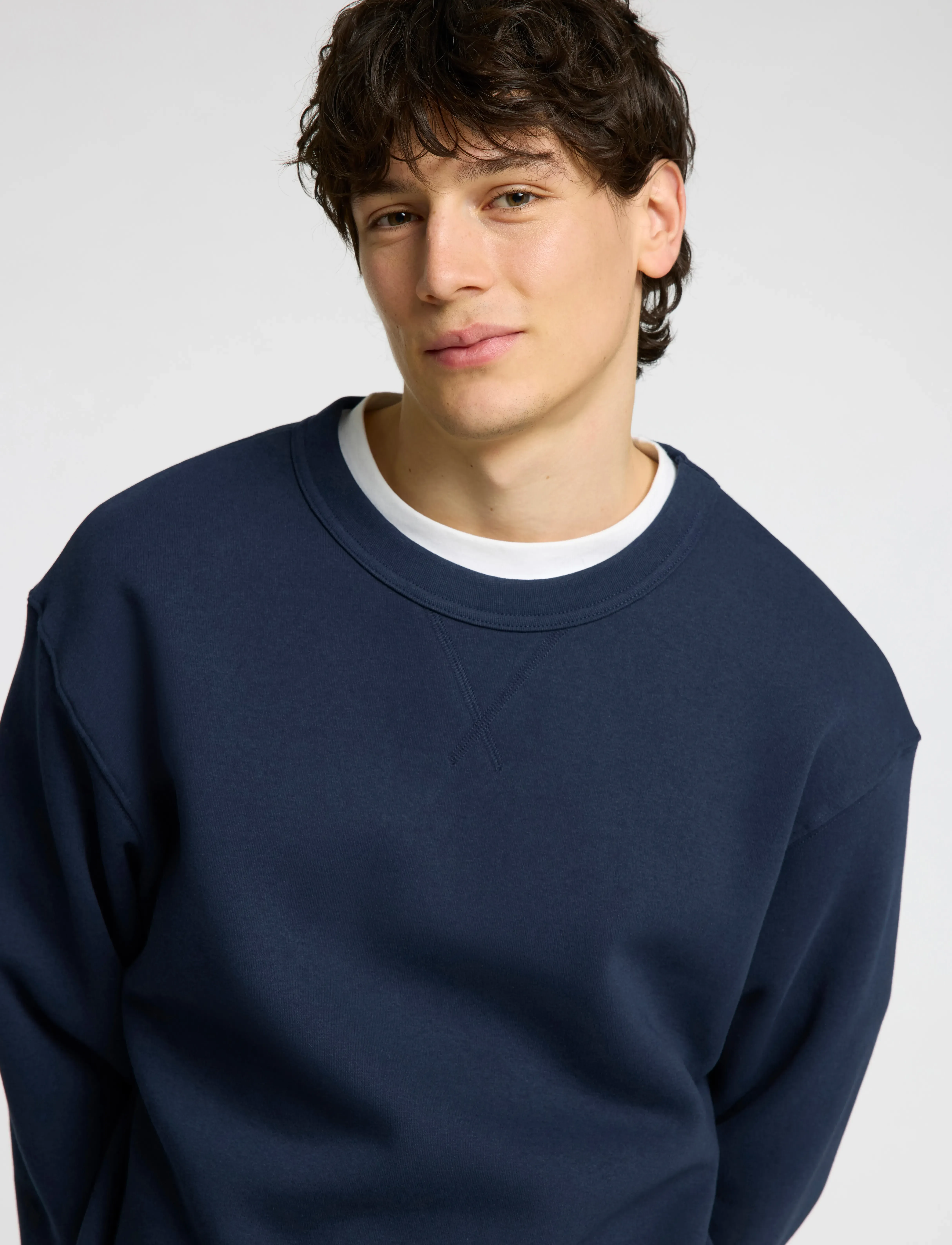 Selected - SLHRELAX-SIGURD CREW NECK SWEAT - shop efter anledning - dark sapphire - 4