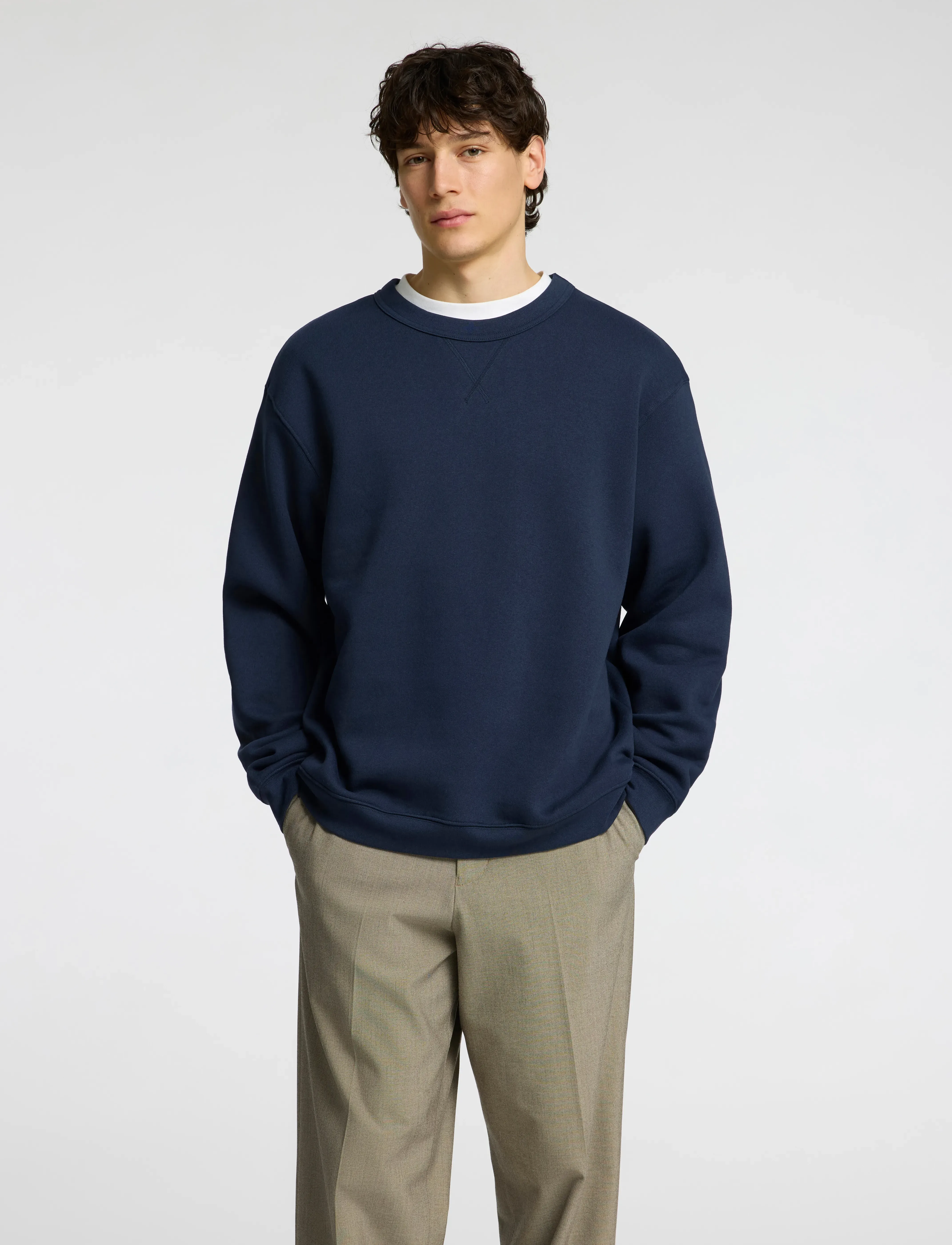 Selected - SLHRELAX-SIGURD CREW NECK SWEAT - shop efter anledning - dark sapphire - 5