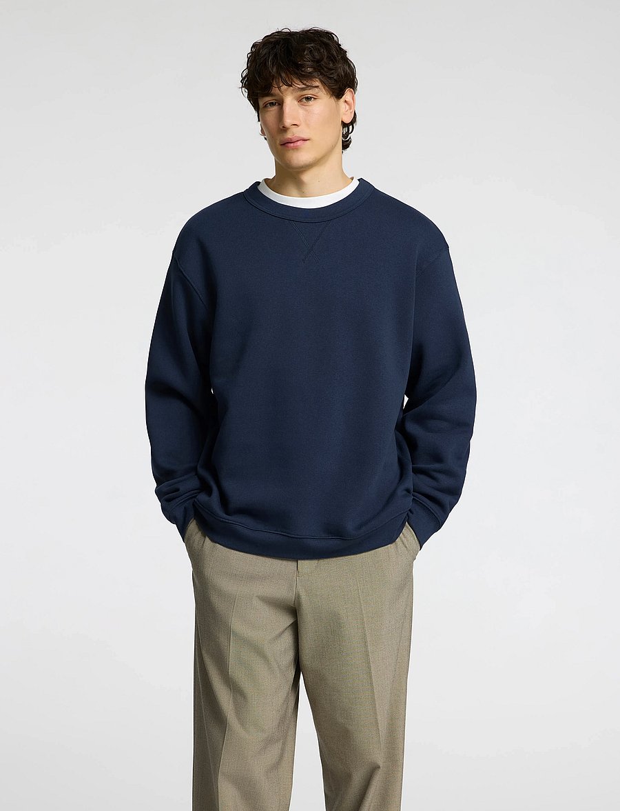 Selected - SLHRELAX-SIGURD CREW NECK SWEAT - nach anlass kaufen - dark sapphire - 5