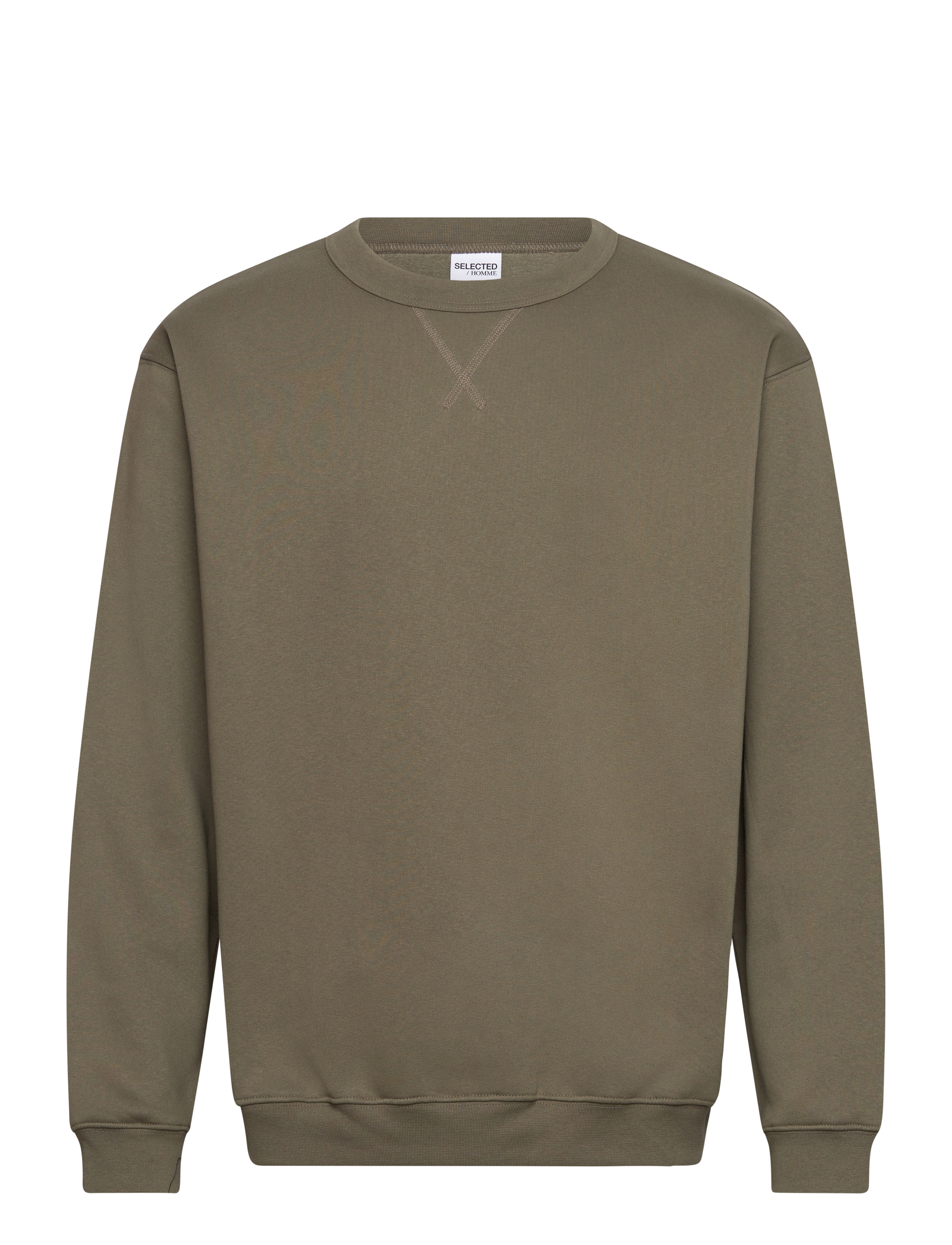 Selected SLHRELAX-SIGURD CREW NECK SWEAT - Sweatshirts & hættetrøjer - KALAMATA / khaki/green