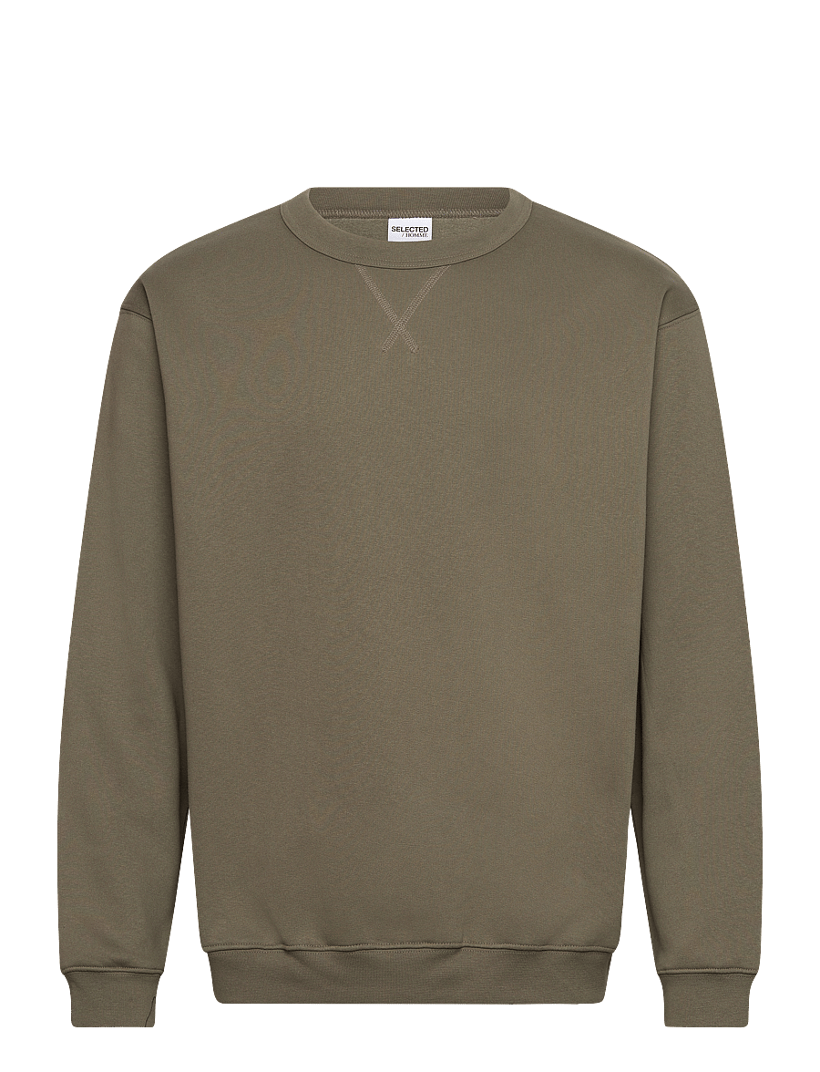 Selected - SLHRELAX-SIGURD CREW NECK SWEAT - sweatshirts - kalamata - 1