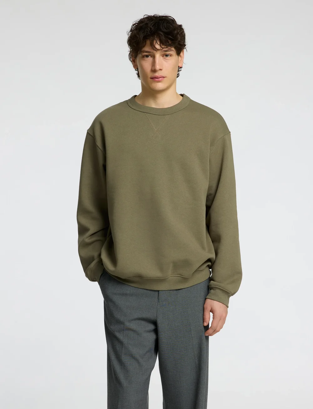 Selected - SLHRELAX-SIGURD CREW NECK SWEAT - kollektioner - kalamata - 0
