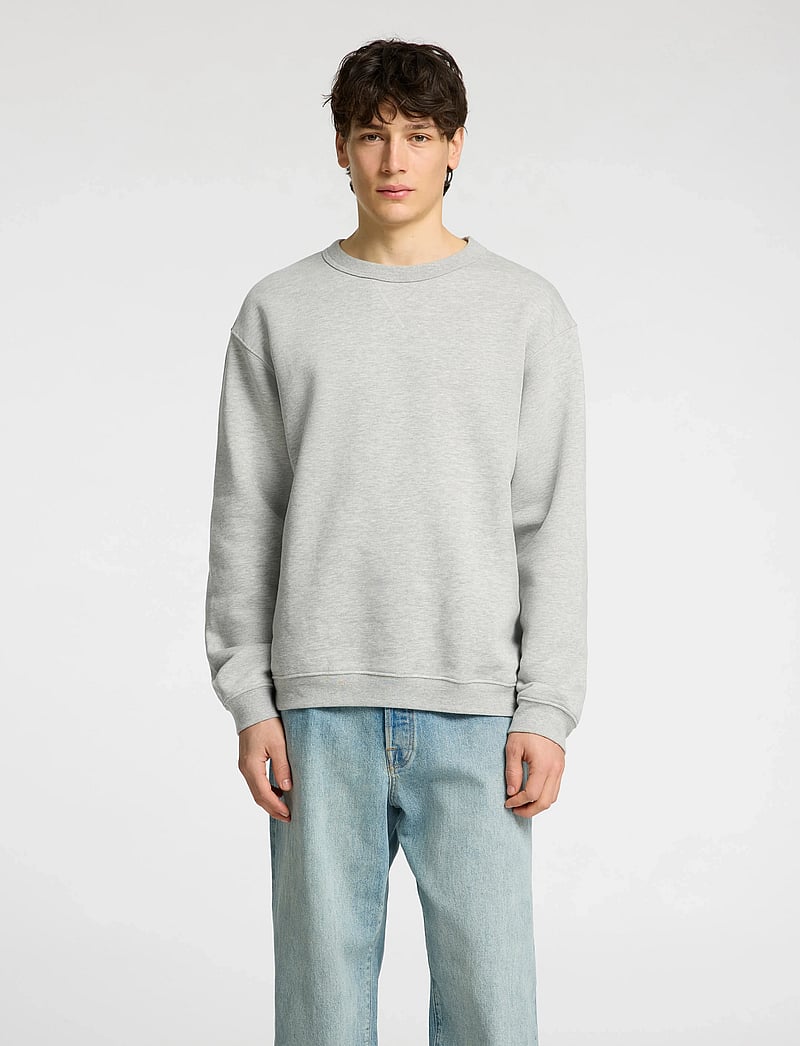 Selected - SLHRELAX-SIGURD CREW NECK SWEAT - nach anlass kaufen - light grey melange - 0