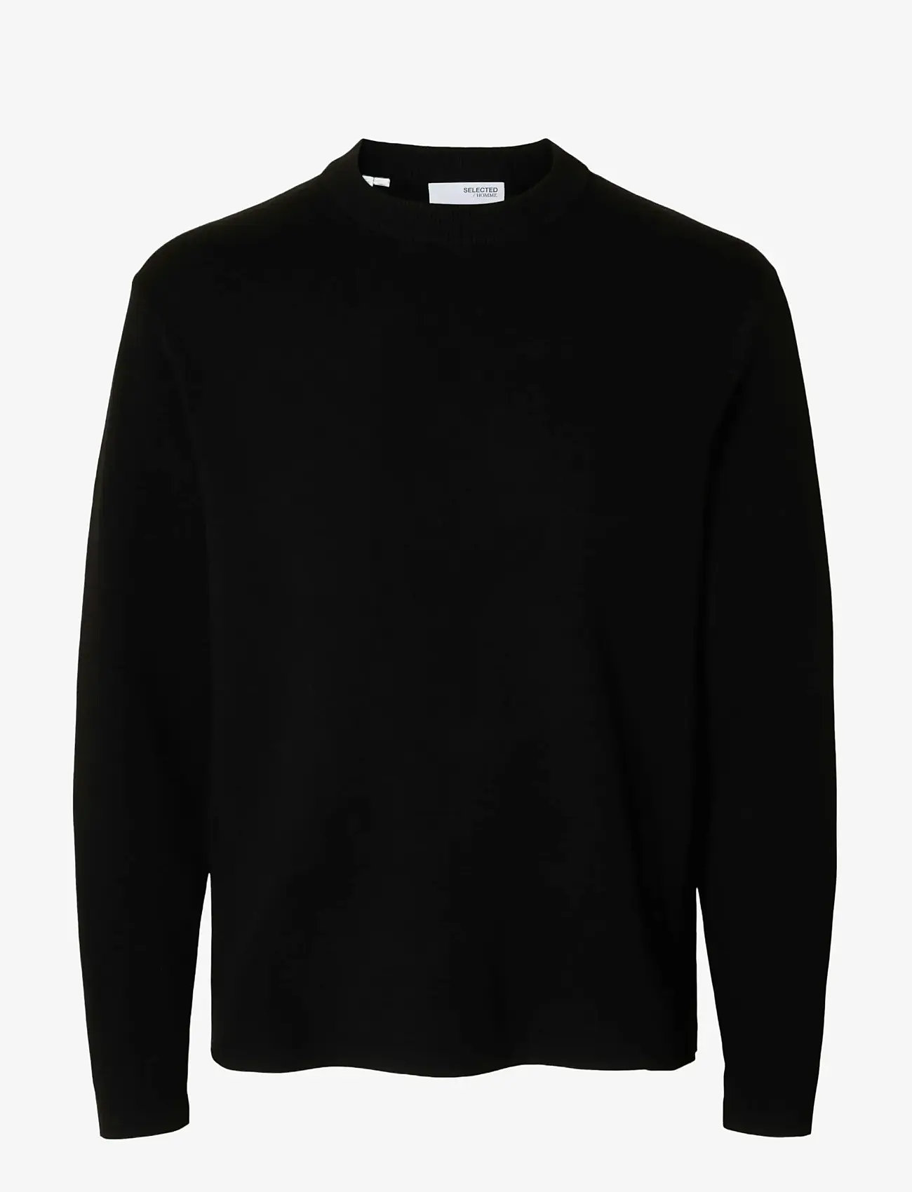 Selected - SLHTELLER FN RELAXED CREW NECK NOOS - rundhalsad - black - 1