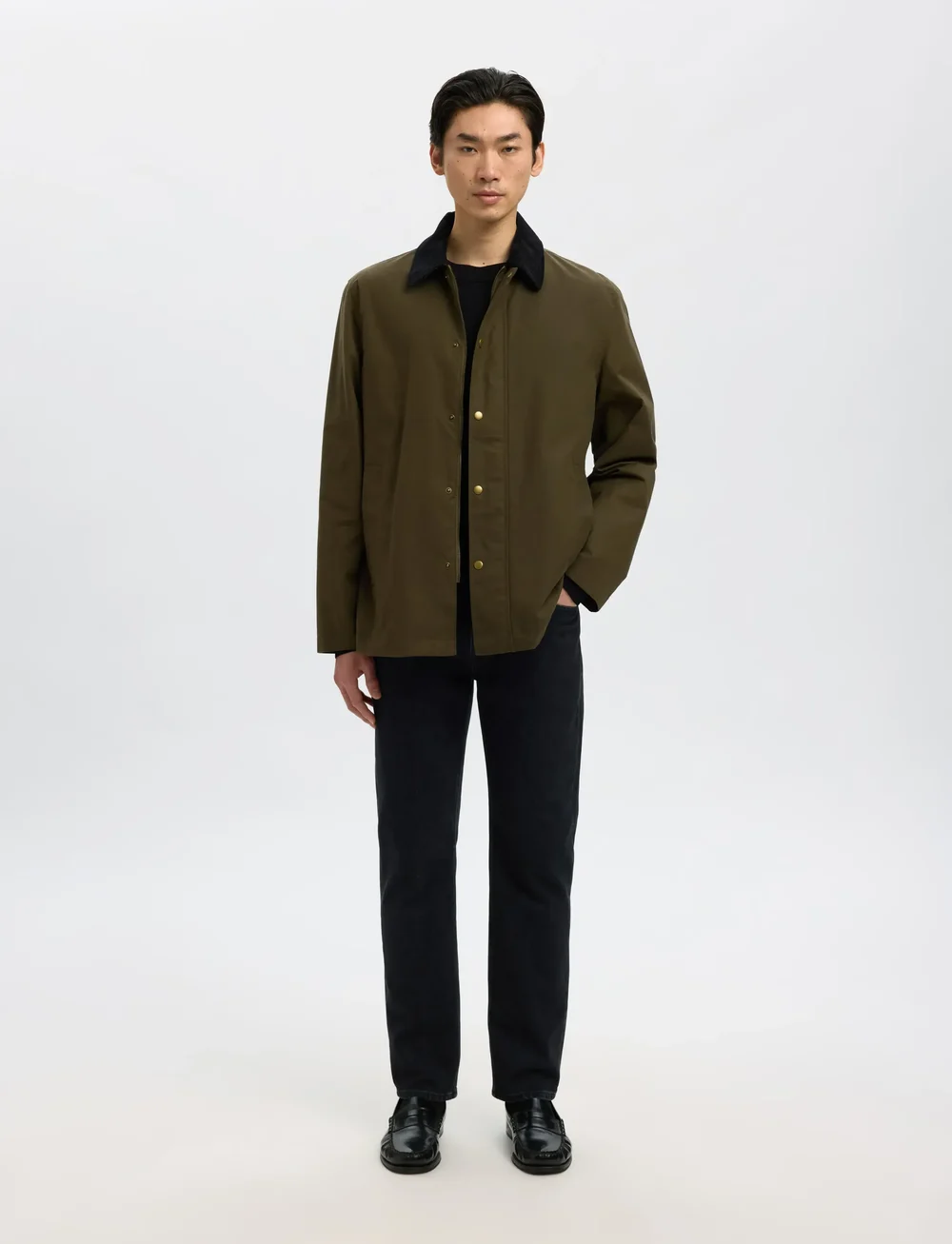 Selected - SLHTELLER FN RELAXED CREW NECK NOOS - rundhalsad - black - 5