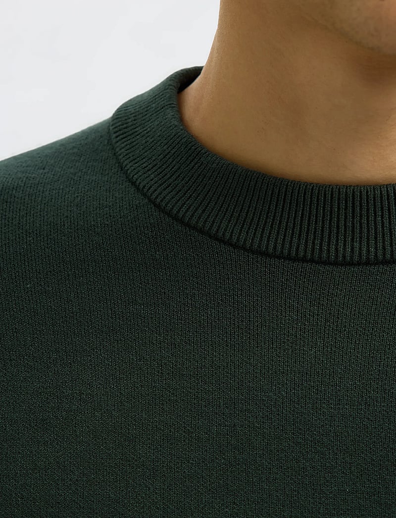 Selected - SLHTELLER FN RELAXED CREW NECK NOOS - pulls col rond - deep forest - 3