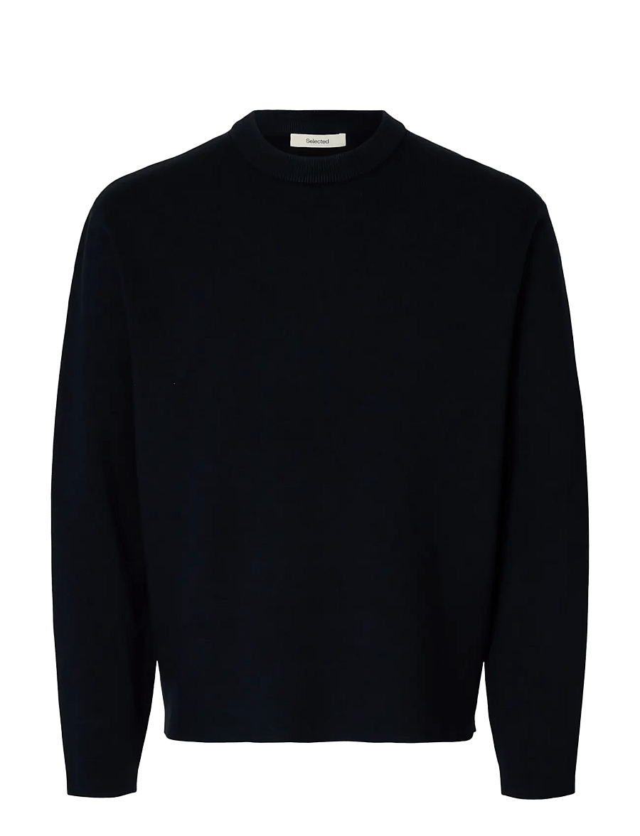Selected - SLHTELLER FN RELAXED CREW NECK NOOS - rundhals - sky captain - 1