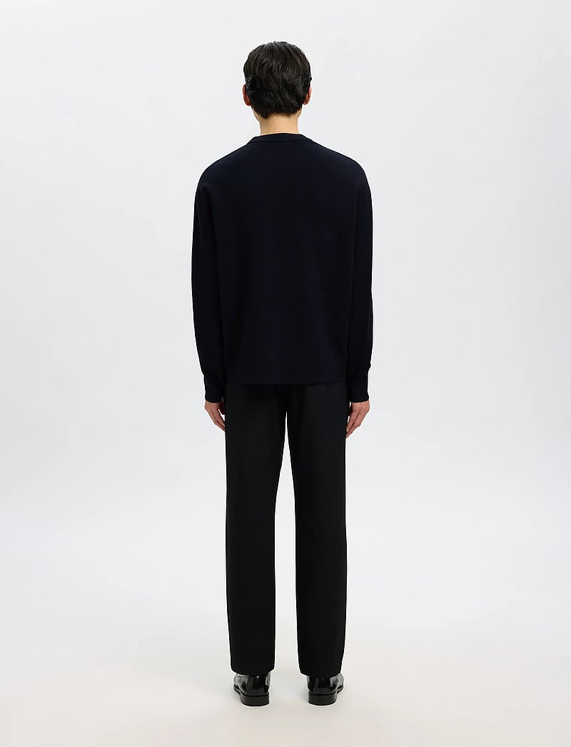 Selected - SLHTELLER FN RELAXED CREW NECK NOOS - rundhalsad - sky captain - 2