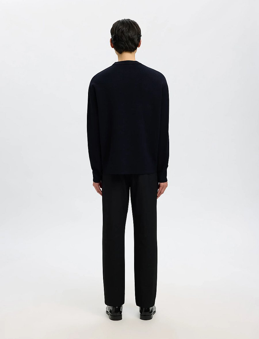Selected - SLHTELLER FN RELAXED CREW NECK NOOS - rundhals - sky captain - 2