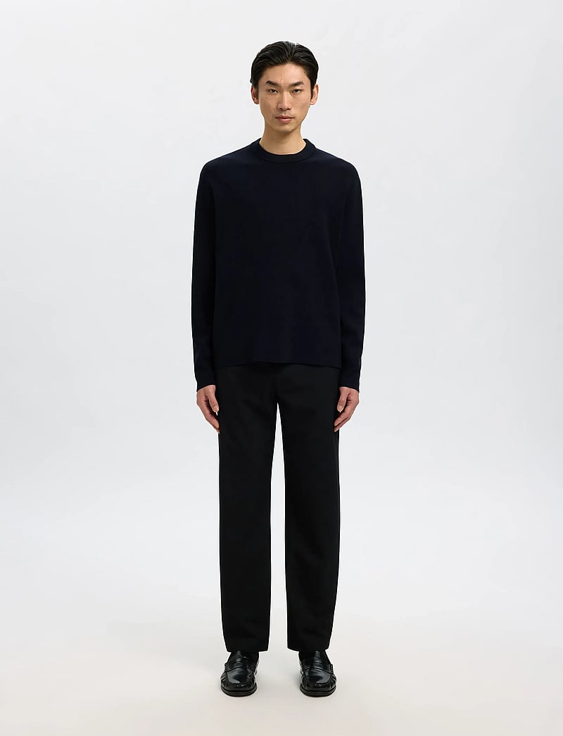 Selected - SLHTELLER FN RELAXED CREW NECK NOOS - rundhalsad - sky captain - 3