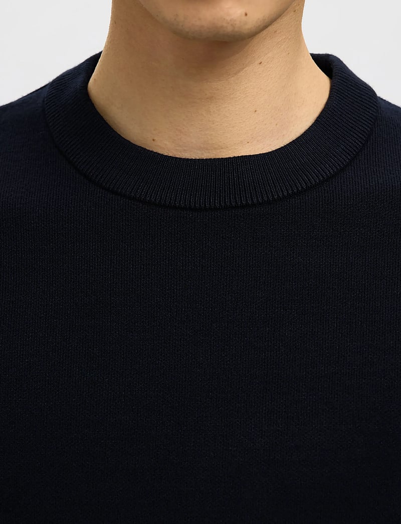 Selected - SLHTELLER FN RELAXED CREW NECK NOOS - rundhalsad - sky captain - 4