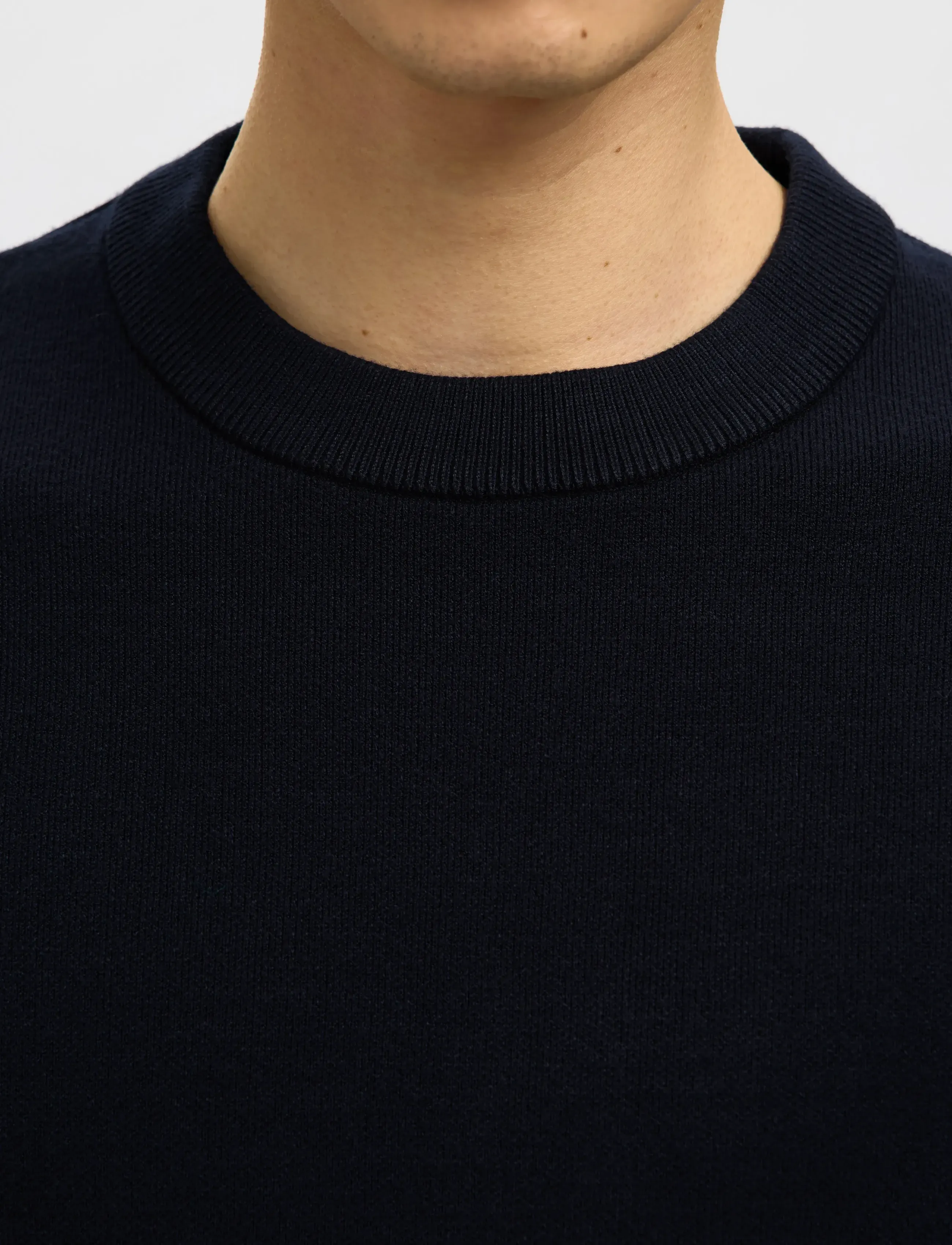 Selected - SLHTELLER FN RELAXED CREW NECK NOOS - rund hals - sky captain - 4