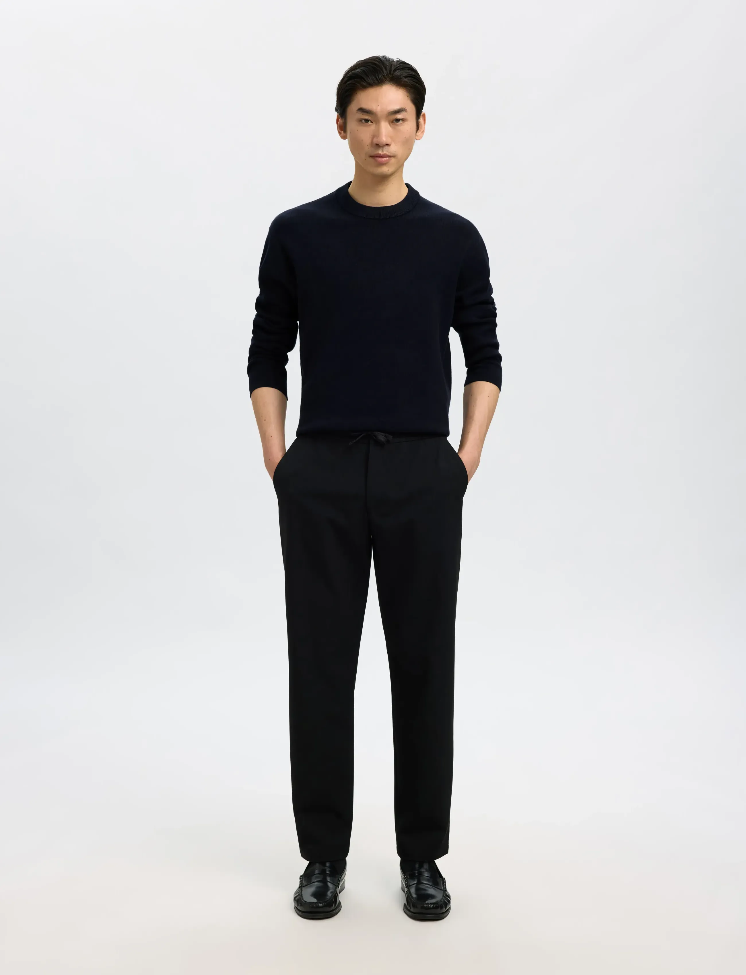 Selected - SLHTELLER FN RELAXED CREW NECK NOOS - rund hals - sky captain - 5
