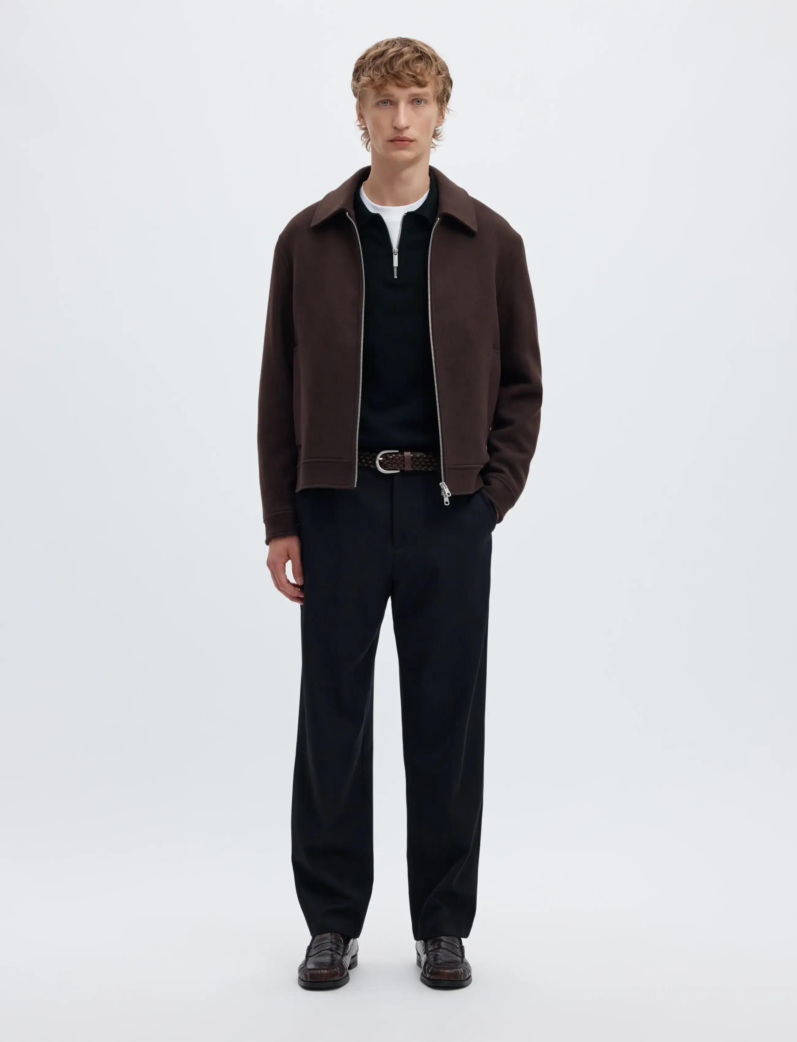 SELECTED Slmteller Fn Half Zip Polo Noos pikéer herr – bild 5