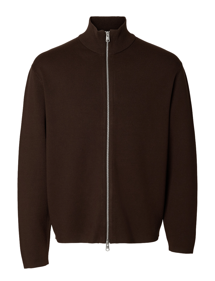 Selected - SLMTELLER FN ZIP CARDIGAN NOOS - kardiganid - delicioso - 1