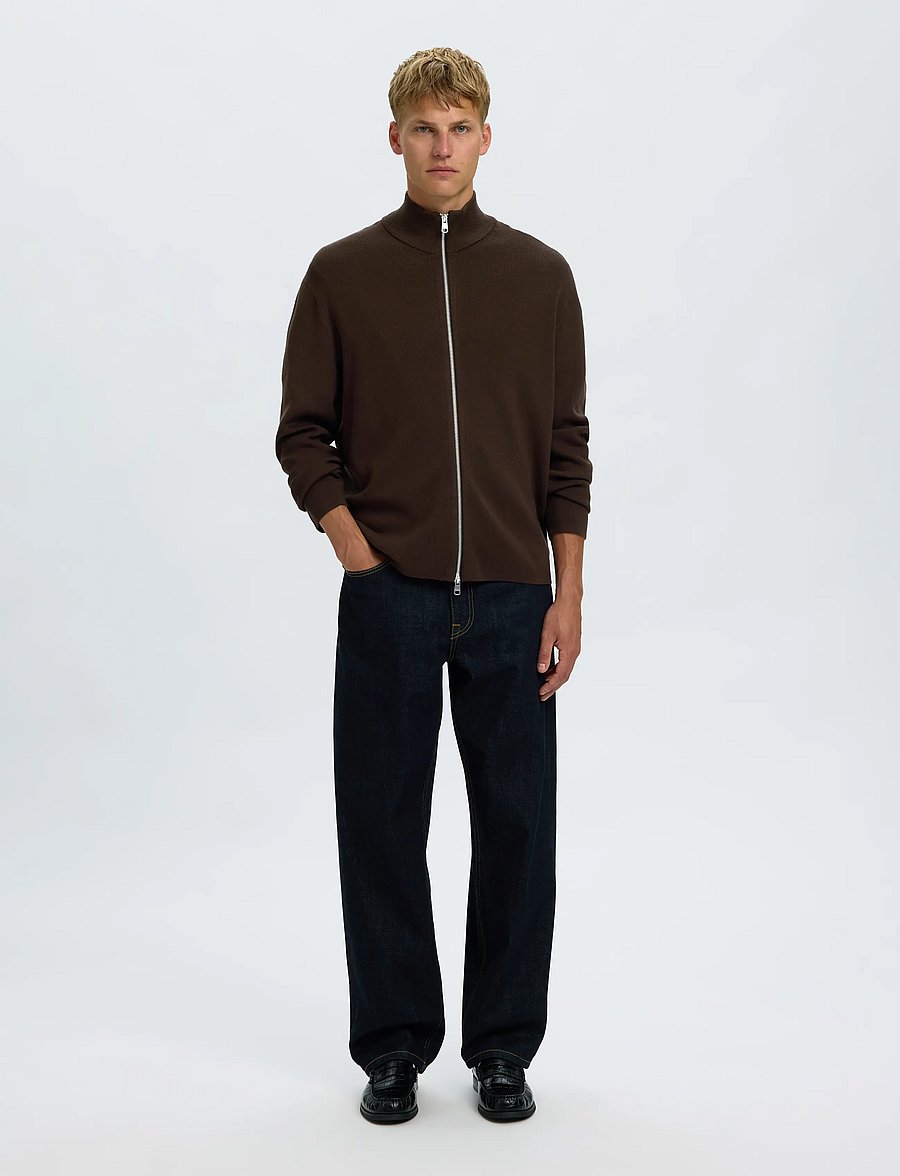 Selected - SLMTELLER FN ZIP CARDIGAN NOOS - kardiganid - delicioso - 3