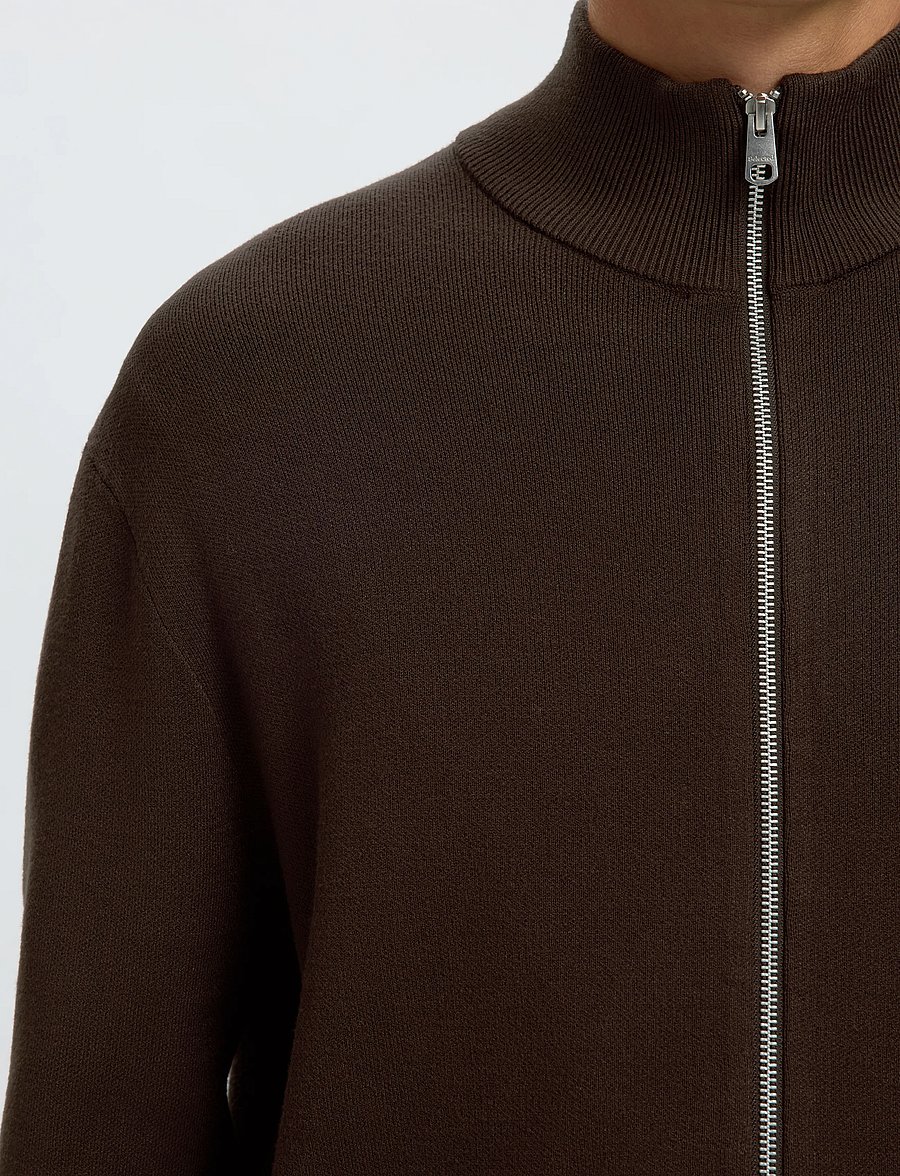 Selected - SLMTELLER FN ZIP CARDIGAN NOOS - kardiganid - delicioso - 4