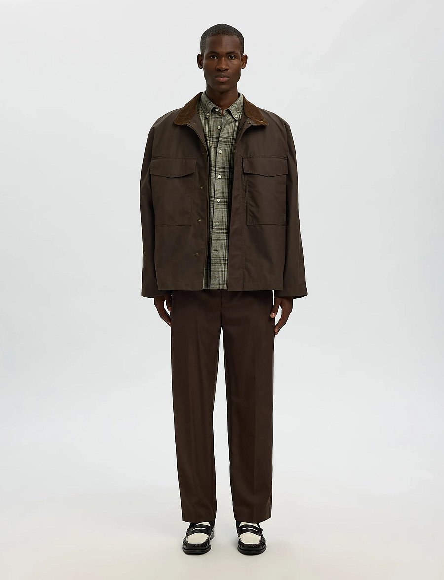Selected - SLHREGNOAH MIX BDWN LS SHIRT CAMP - chemises à carreaux - forest night - 3