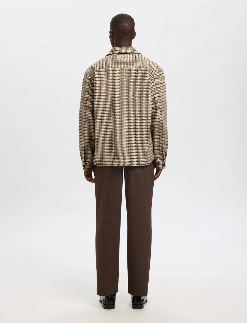 Selected - SLHREGARI WOOL BLEND NF UNDYED OVERSHIRT - kollektsioonid - egret - 2