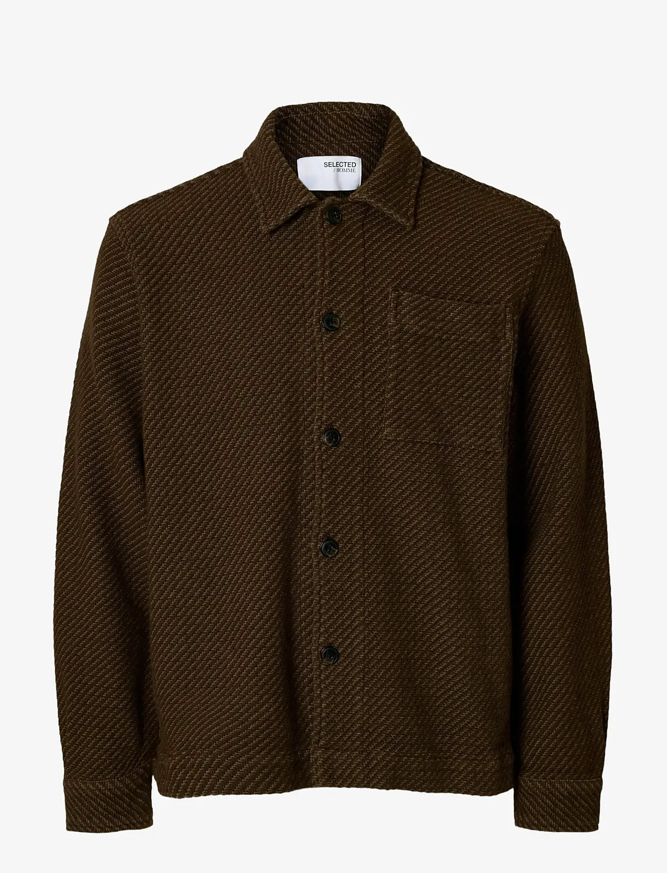 Selected - SLHREGFRED STRUCTURED OVERSHIRT - kollektioner - delicioso - 1