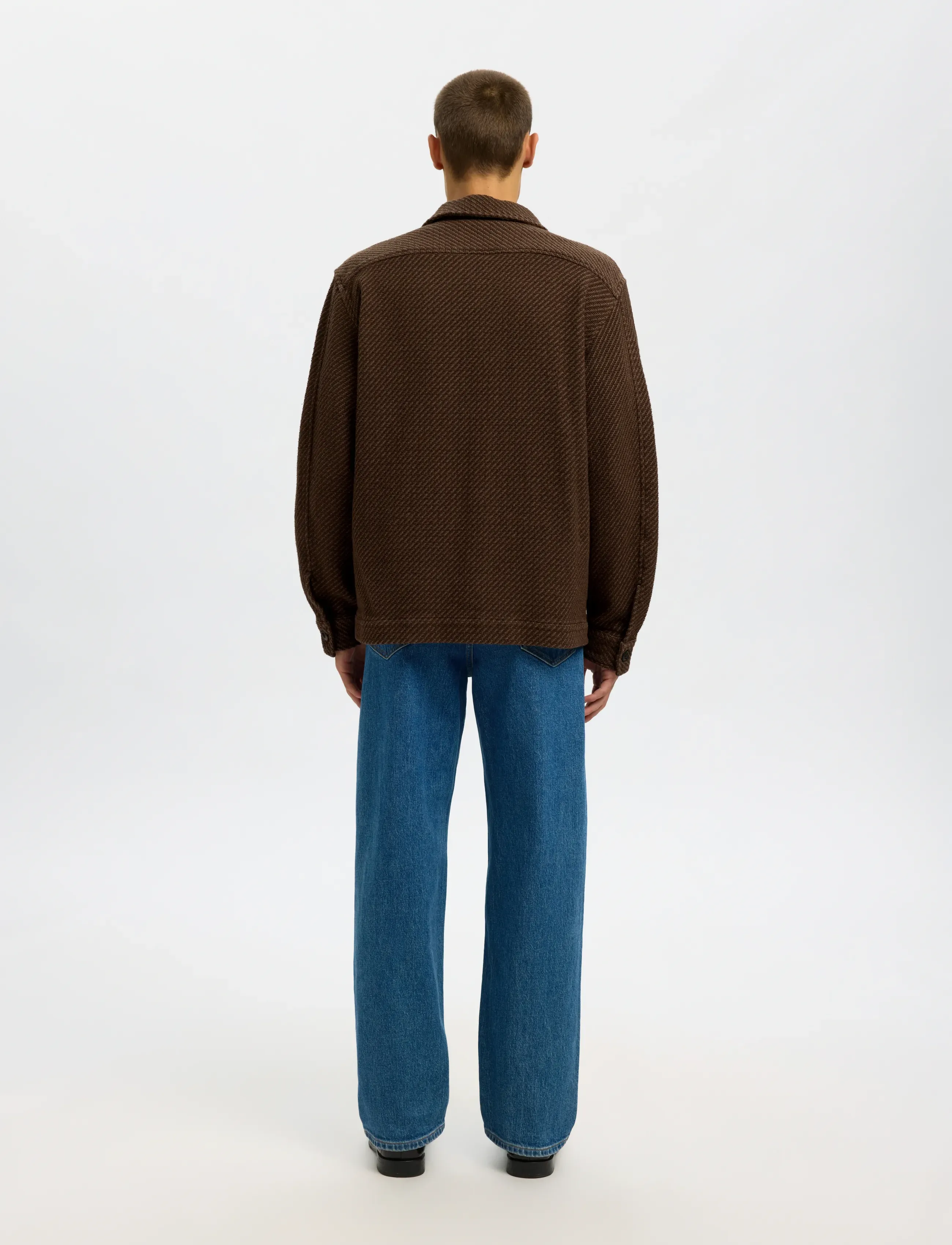 Selected - SLHREGFRED STRUCTURED OVERSHIRT - delicioso - 2