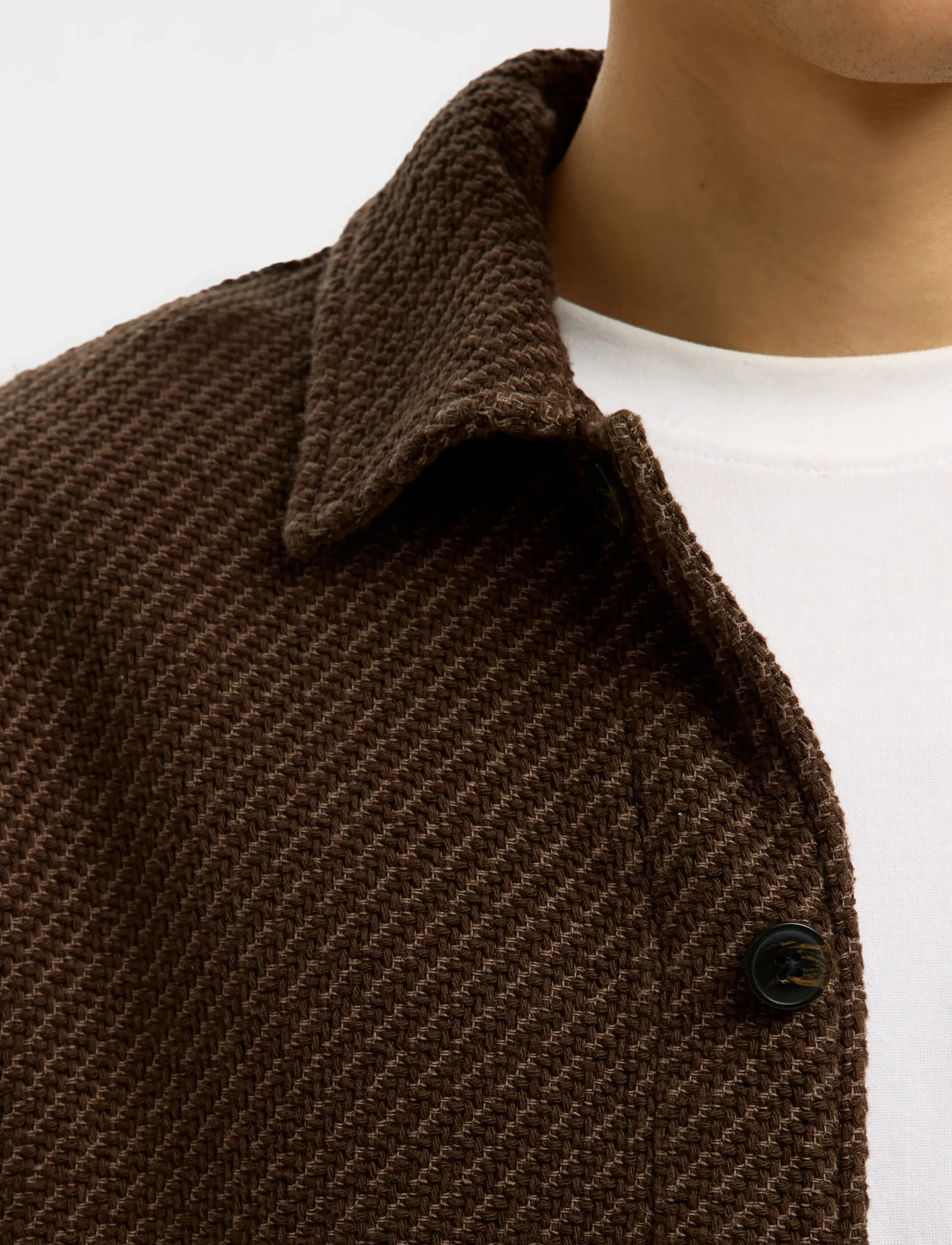 Selected - SLHREGFRED STRUCTURED OVERSHIRT - delicioso - 4