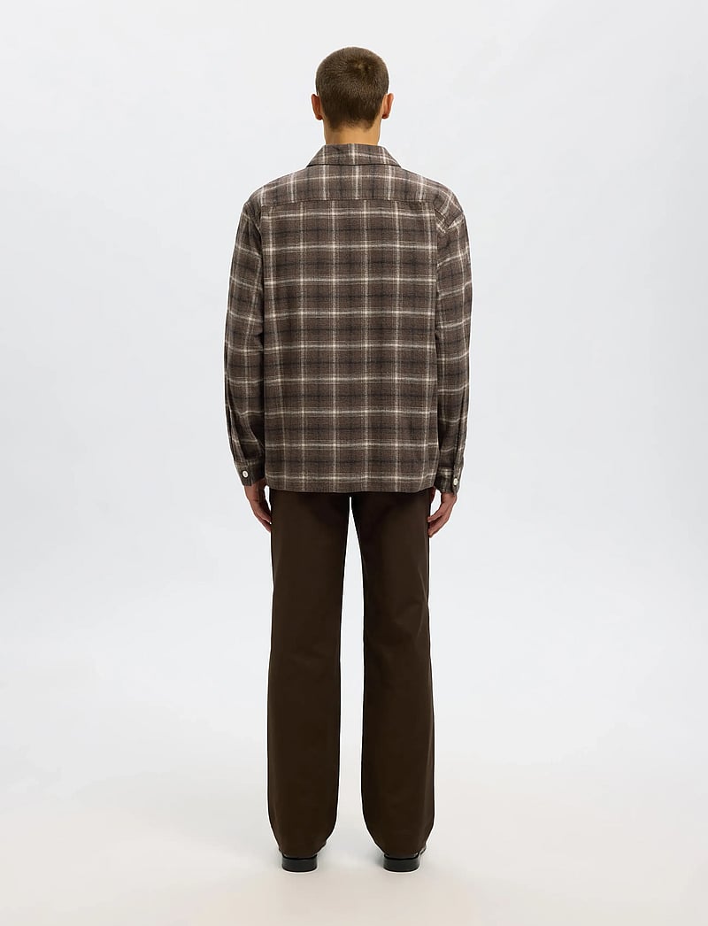 Selected - SLHRLXEDWIN CHECK LIGHT OVERSHIRT - checkered shirts - delicioso - 2