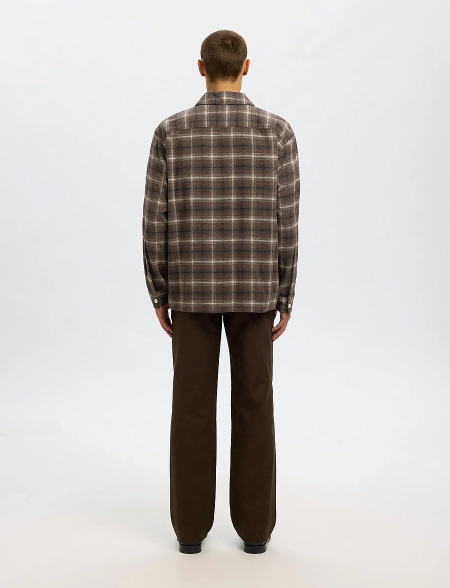 Selected - SLHRLXEDWIN CHECK LIGHT OVERSHIRT - delicioso - 2